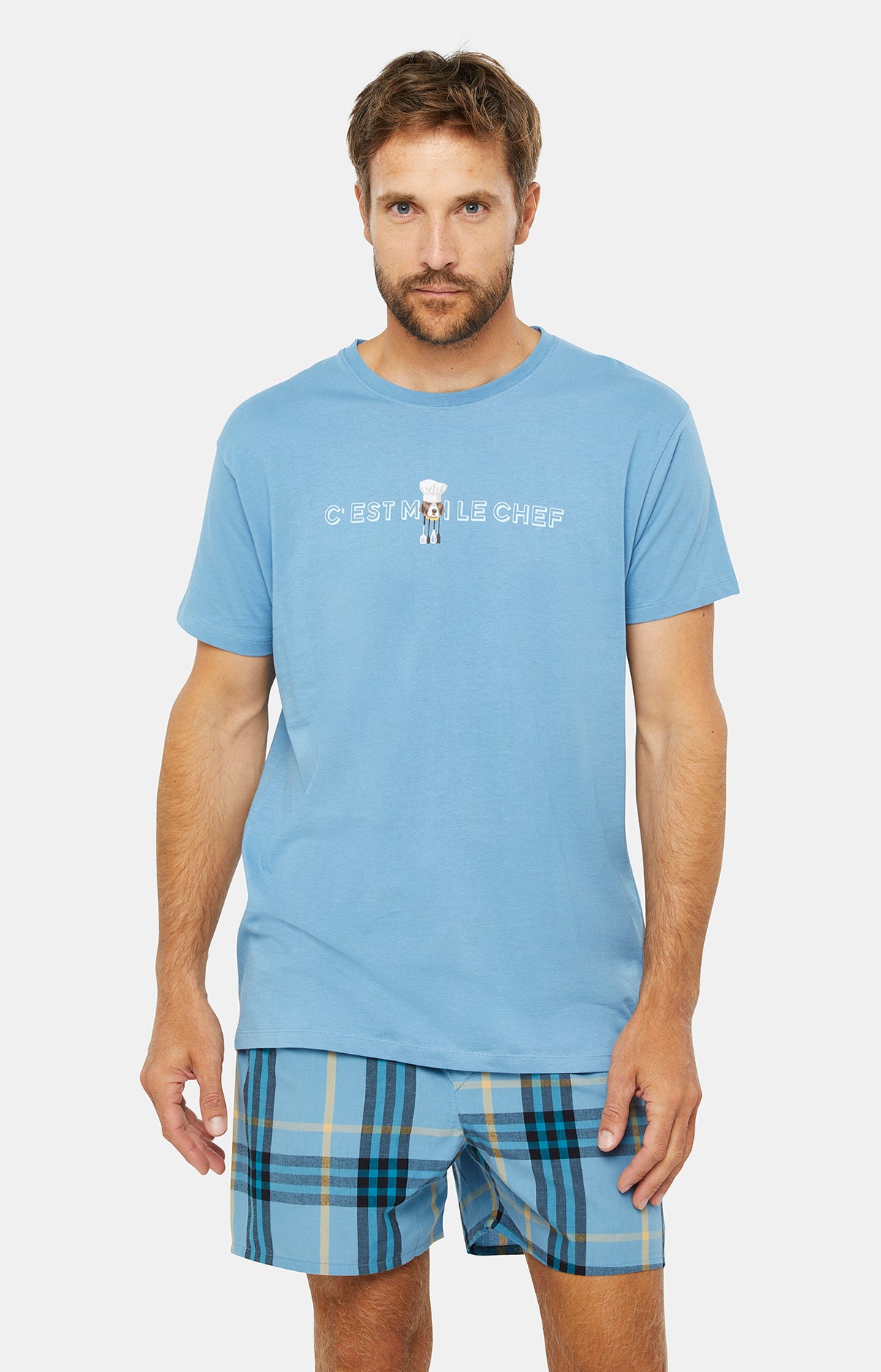 arthur-bob-chef-pyjamericain-coton-homme-atoll image 5