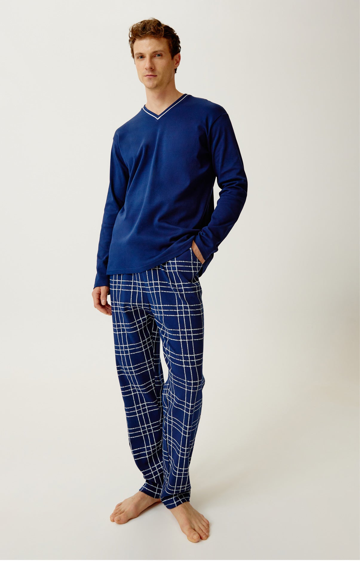 arthur-bob-lewis-tradi-pyjama-homme-marine-pais image 5
