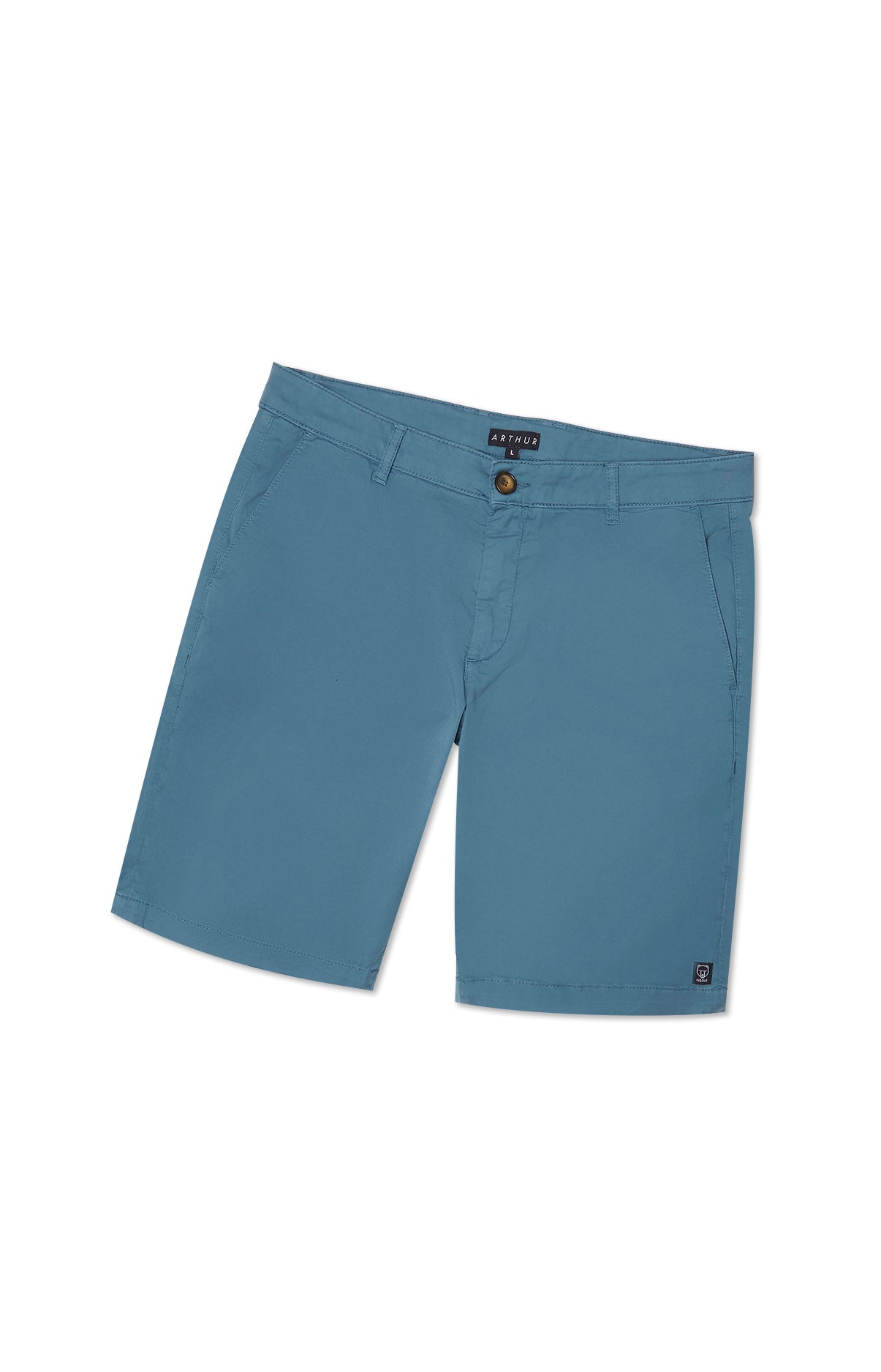 arthur-bob-duck-bermuda-homme-bleu-coton-uni image 3