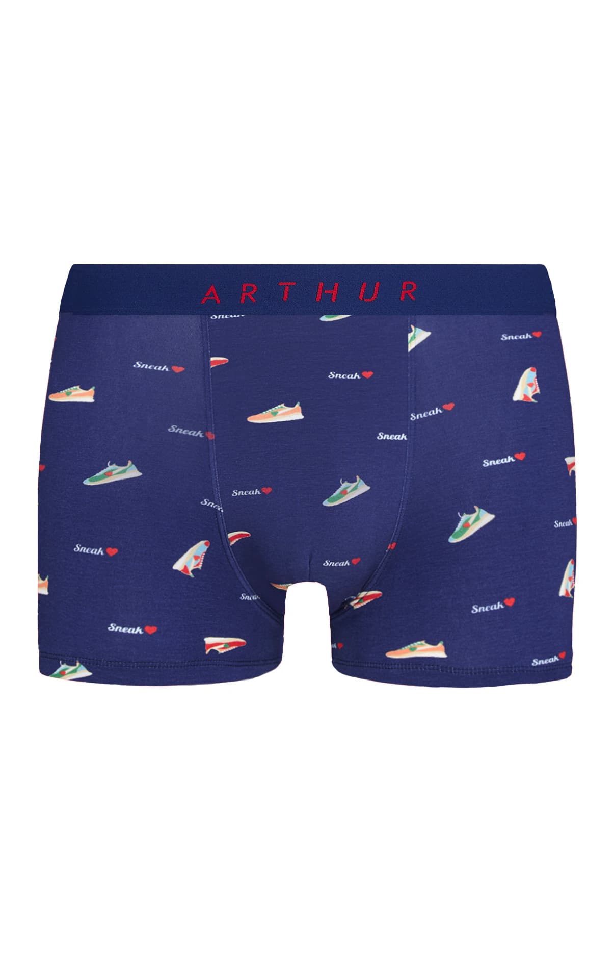 arthur-sneakers-boxer-homme-marine-taille-l-coton-bio image 3