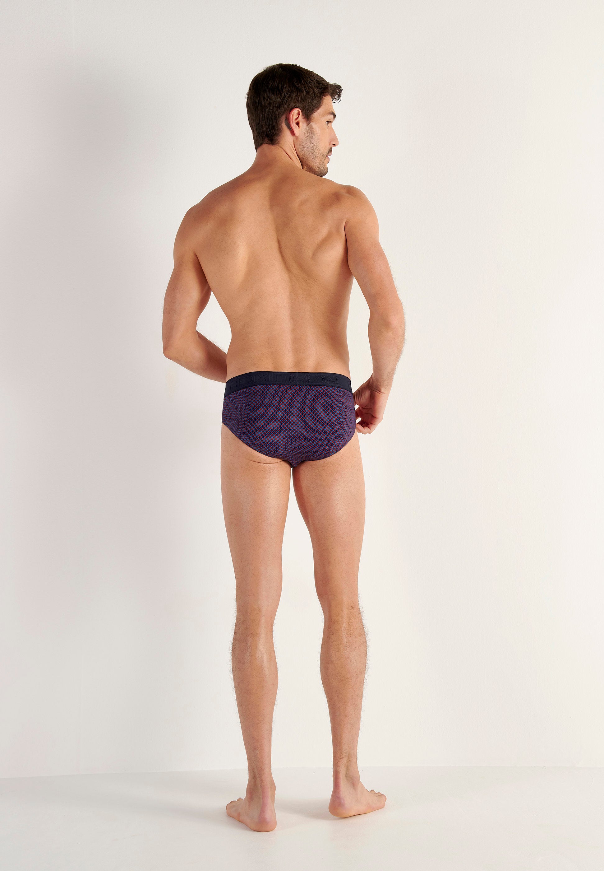 hom-ho1-fats-slip-homme-bleu-marine-imprim-coton-modal image 6