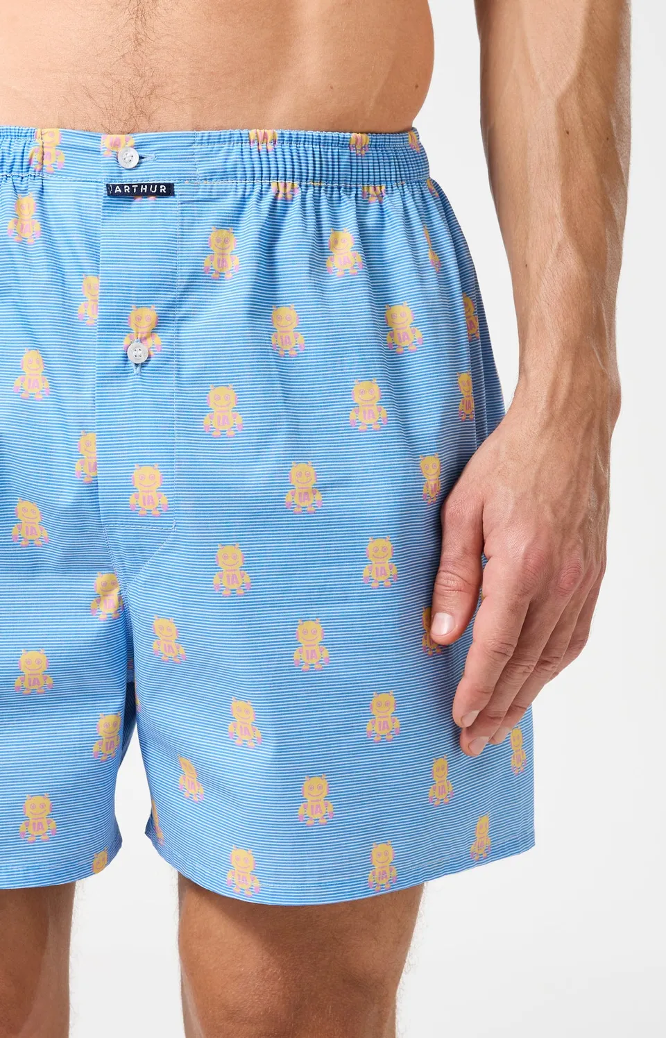 arthur-le-club-robot-cale-on-bleu-coton-bio image 1