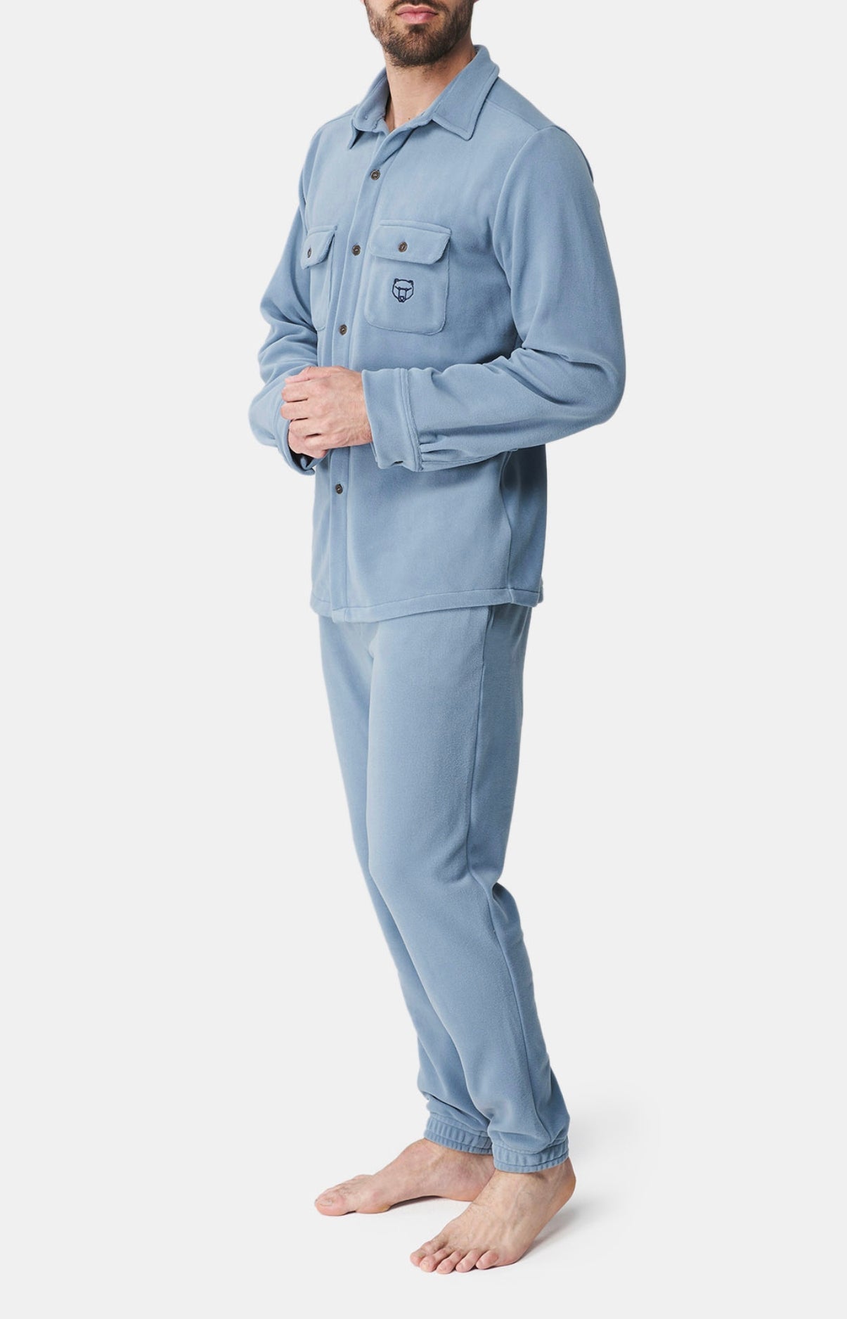 arthur-bob-polaire-pyjama-chaud-homme-gris image 4