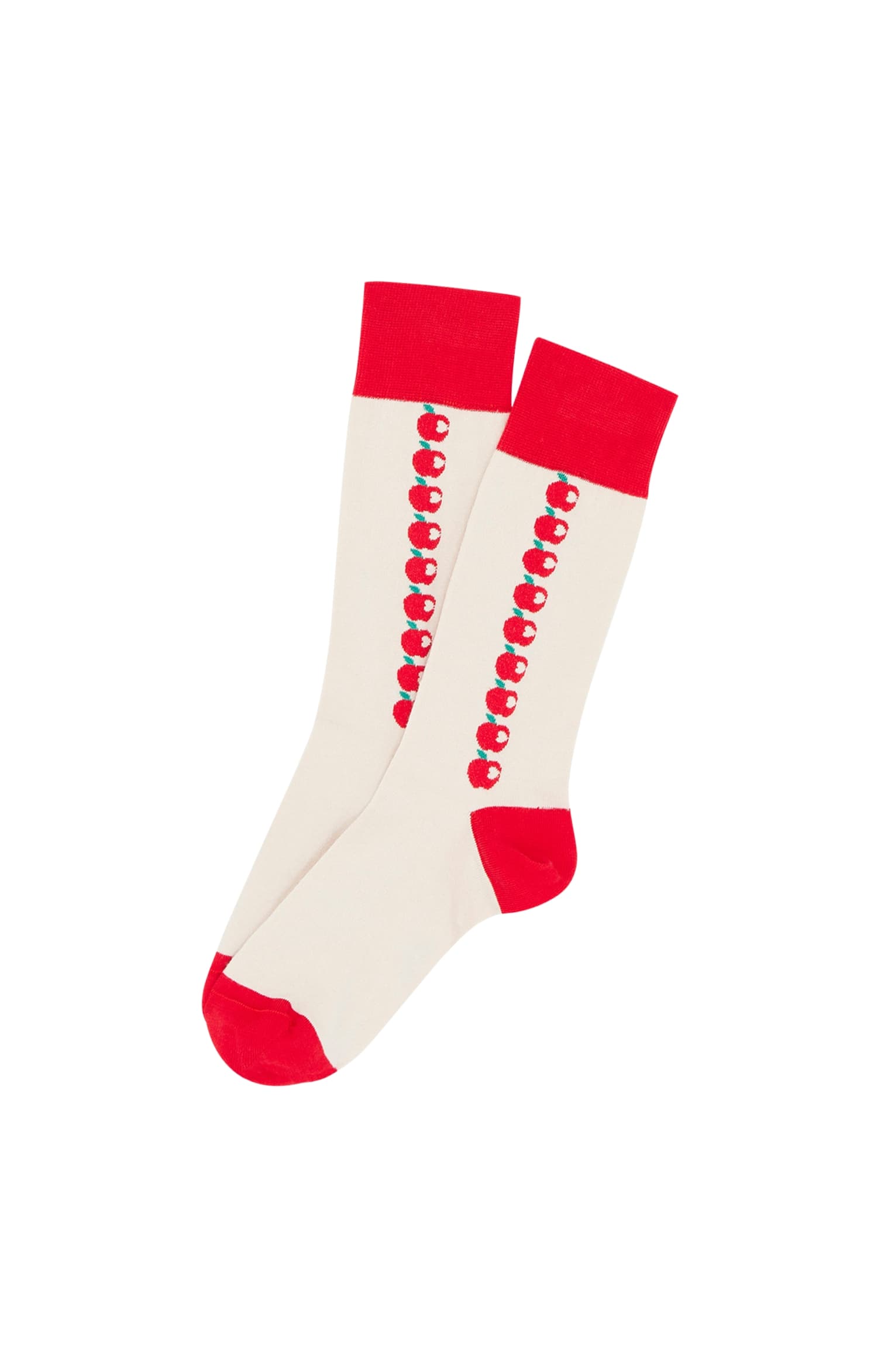 arthur-bob-chaussettes-pomme-d-amour-cru-coton-bio image 1