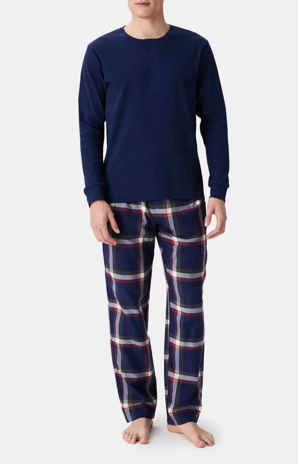 arthur-bob-abysse-tee-shirt-homme-marine-manches-longues image 1