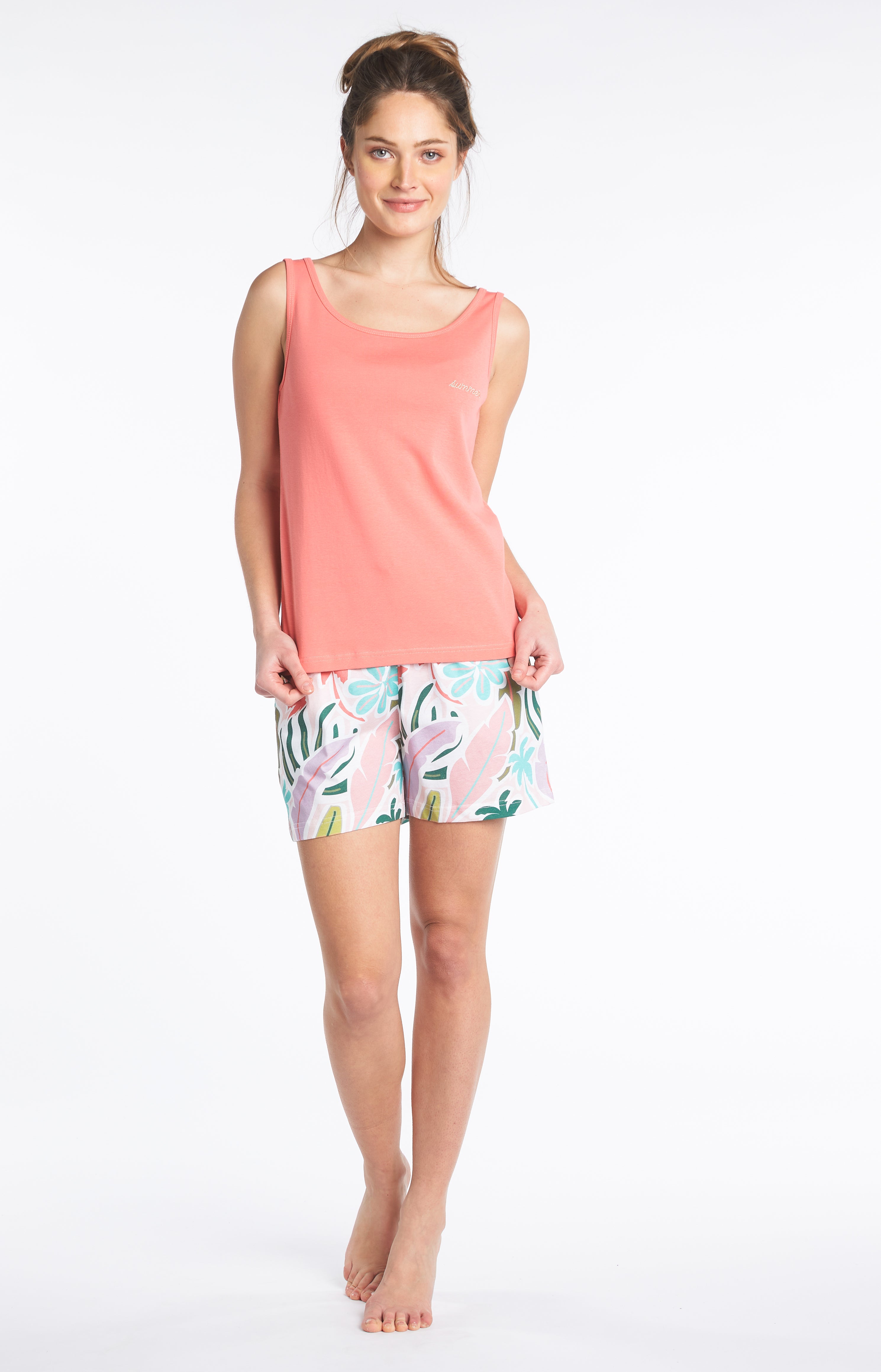 arthur-bob-malibu-pyjashort-femme-multicolore-coton-bio image 2