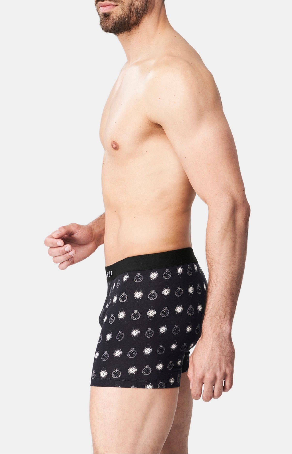 arthur-bob-a-l-heure-boxer-coton-bio-noir-taille-l image 4