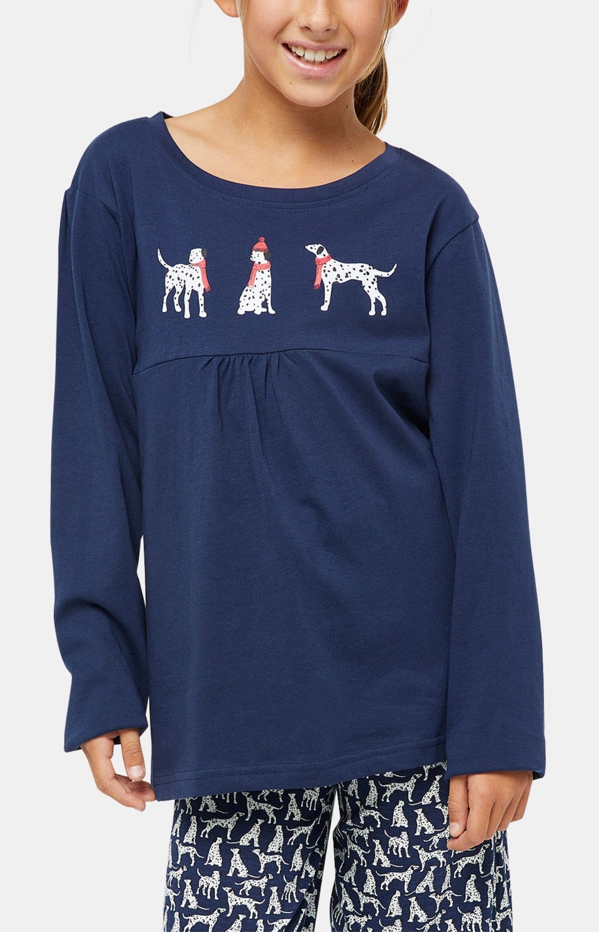 arthur-bob-pyjama-dalmatien-marine-enfant-coton image 2
