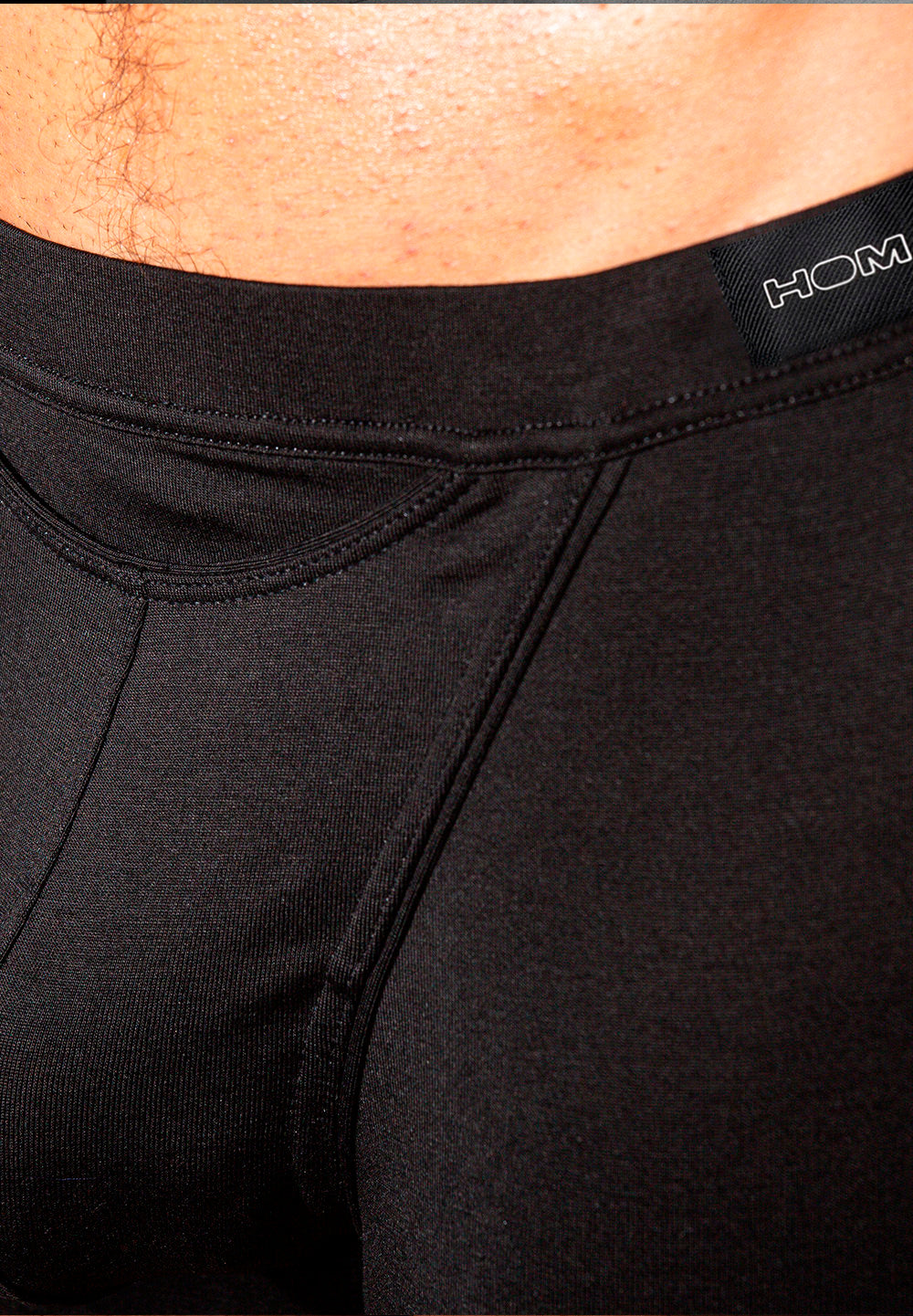 hom-ho1-tencel-boxer-long-homme-noir-lyocell image 4