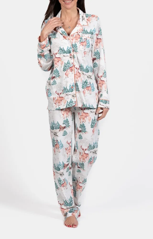 arthur-bob-biche-pyjama-flanelle-femme-blanc image 1