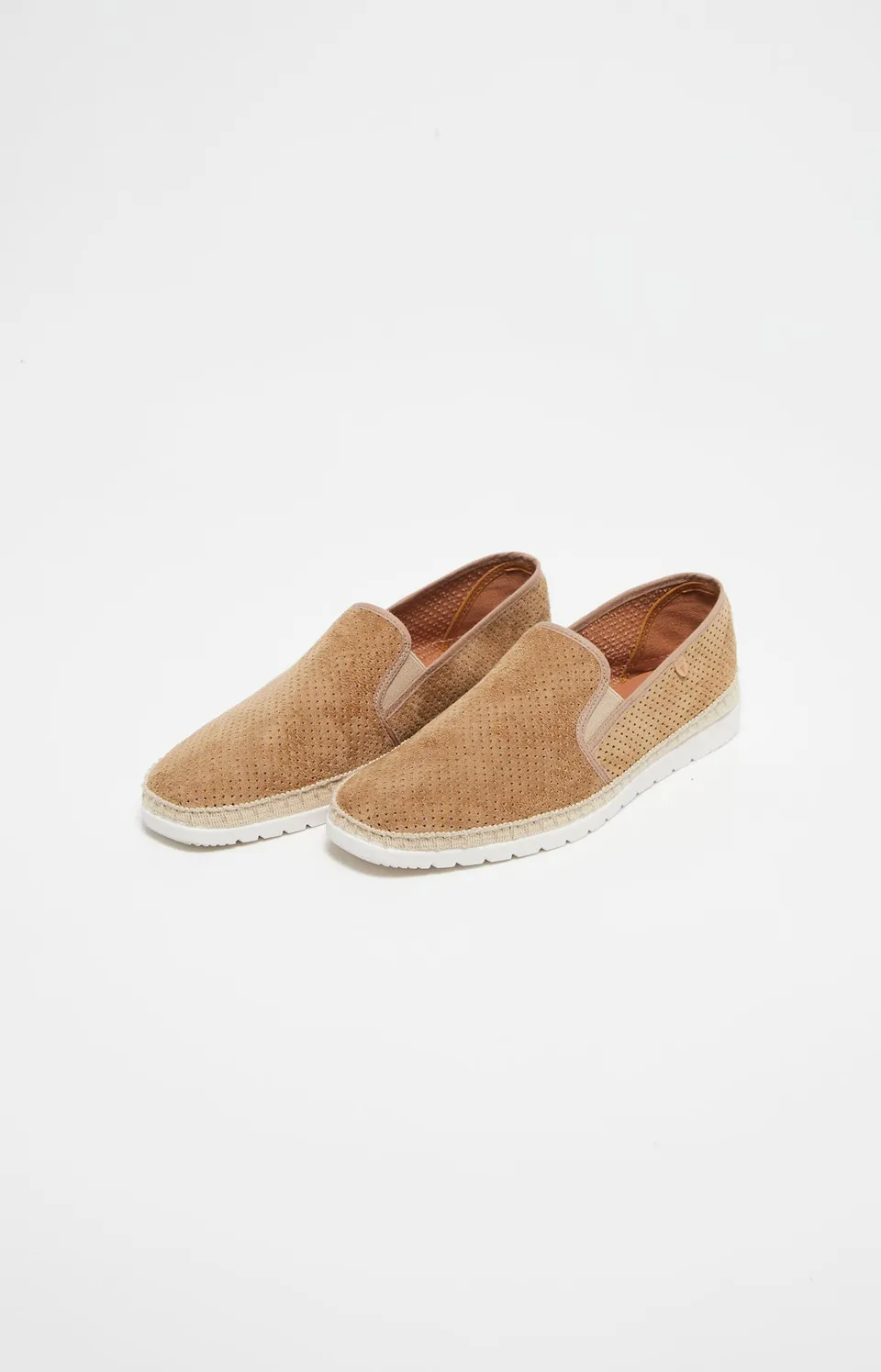 arthur-bob-espadrilles-cuir-camel-homme image 1