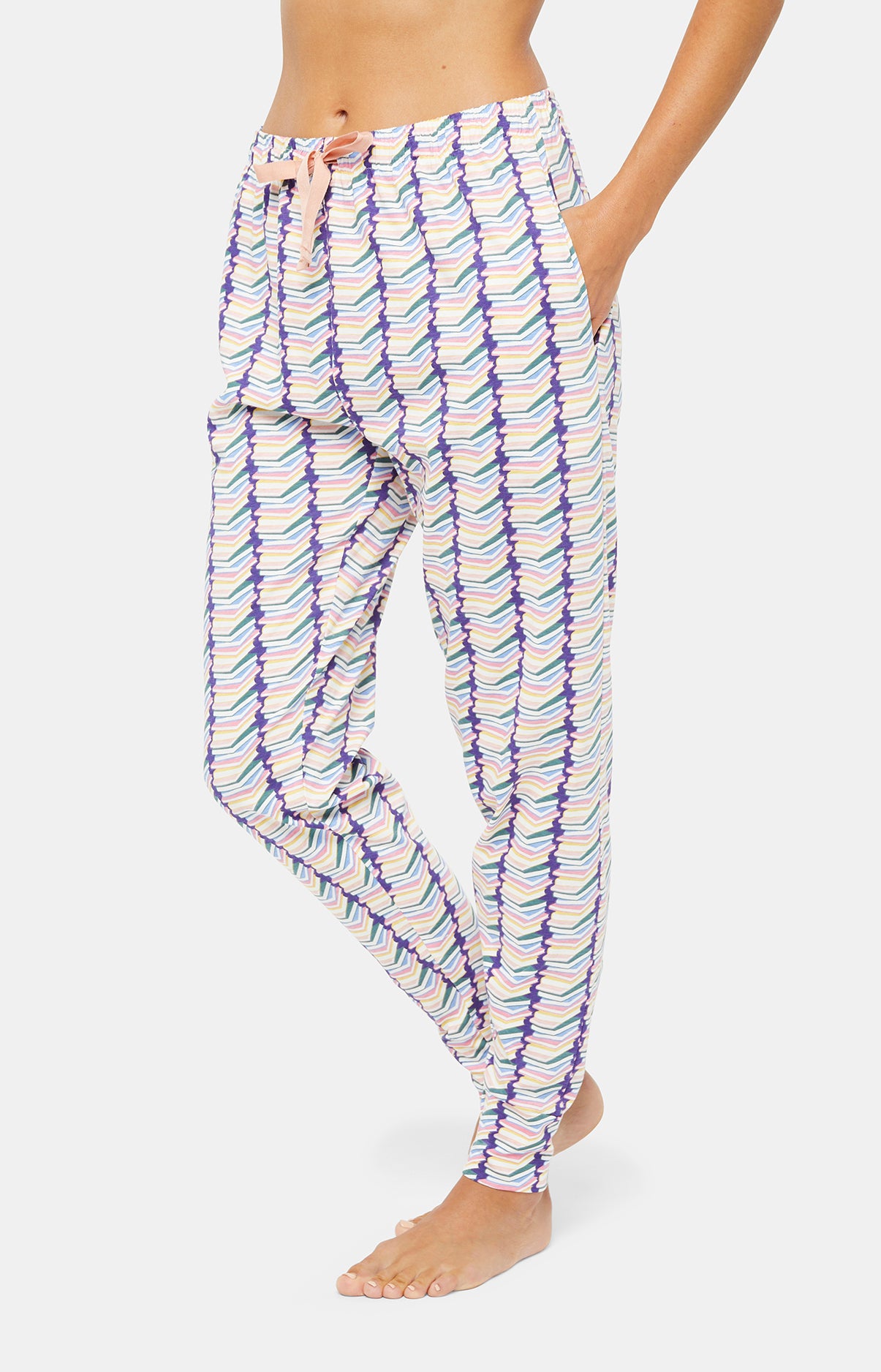 arthur-bob-bouquins-pyjama-femme-rose-long-coton image 5