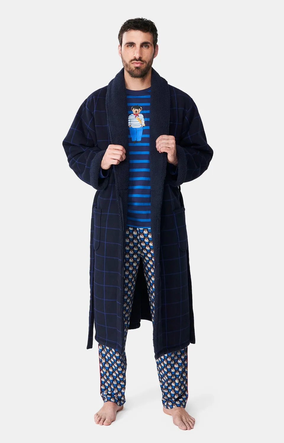 arthur-bob-windsor-robe-de-chambre-homme-marine-2 image 1