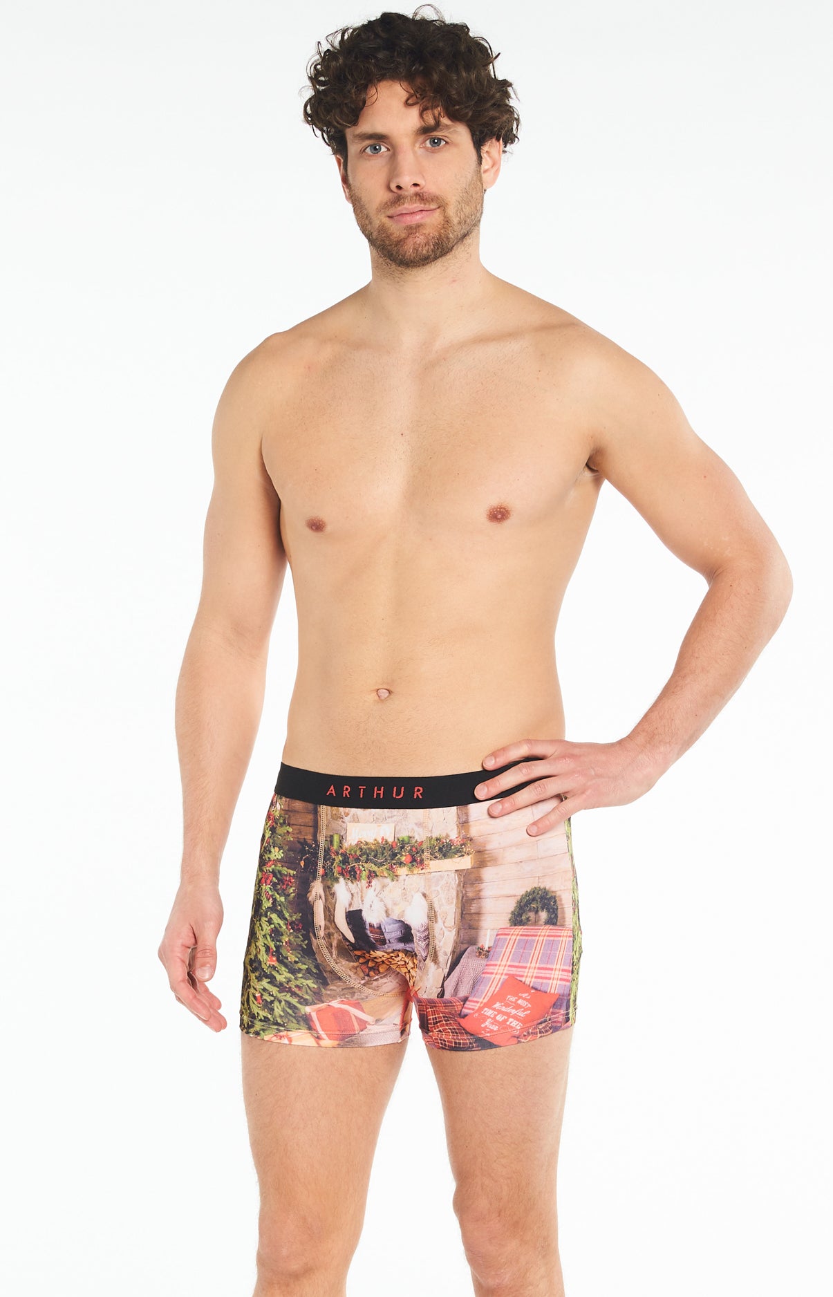 arthur-bob-christmas-boxer-homme-multicolore-f-tes image 2