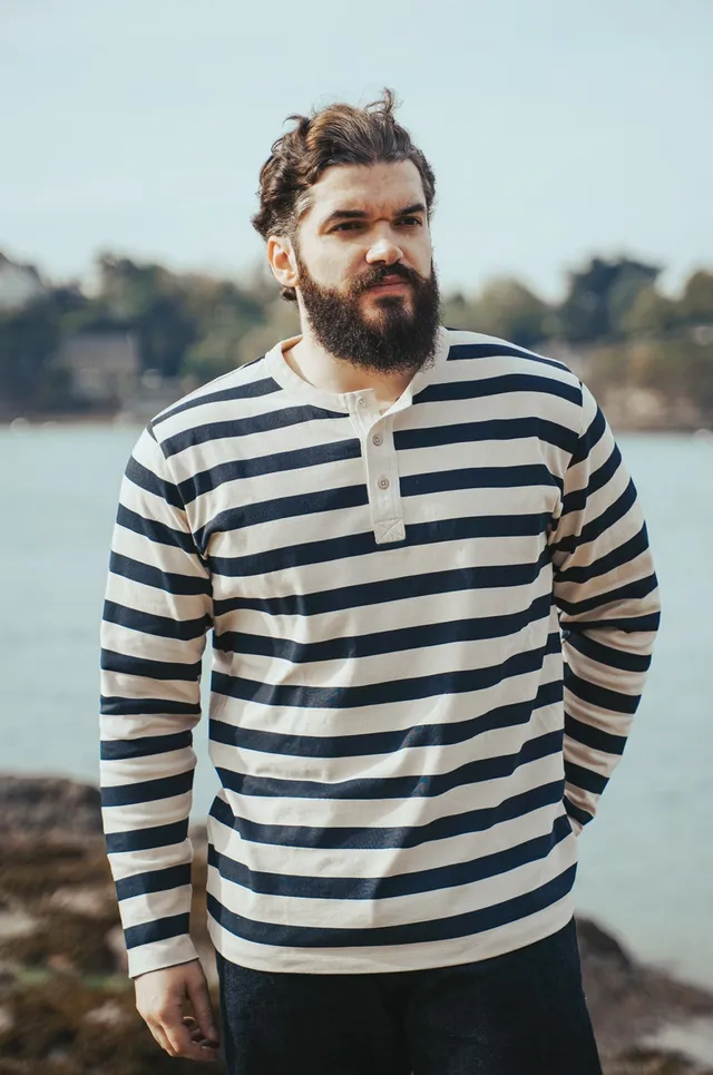 p-trone-henley-330-marini-re-henley-blanc-cr-me image 1