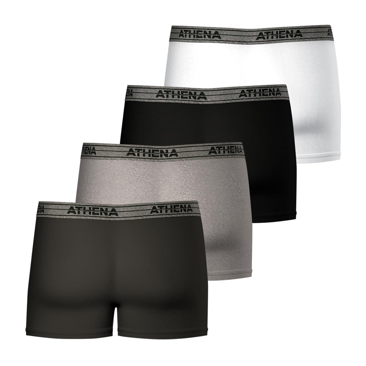 athena-ecopack-boxer-homme-m-lot-de-4-coton-stretch image 3