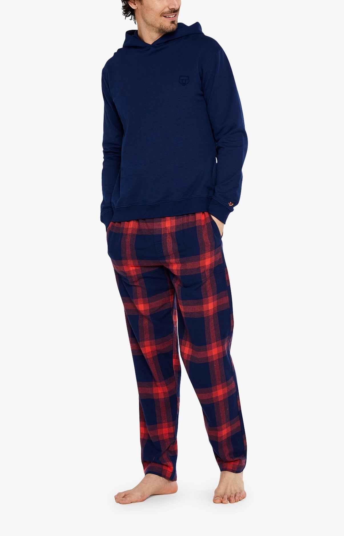 arthur-on-fire-tenue-homme-coton-bio-rouge-l image 2