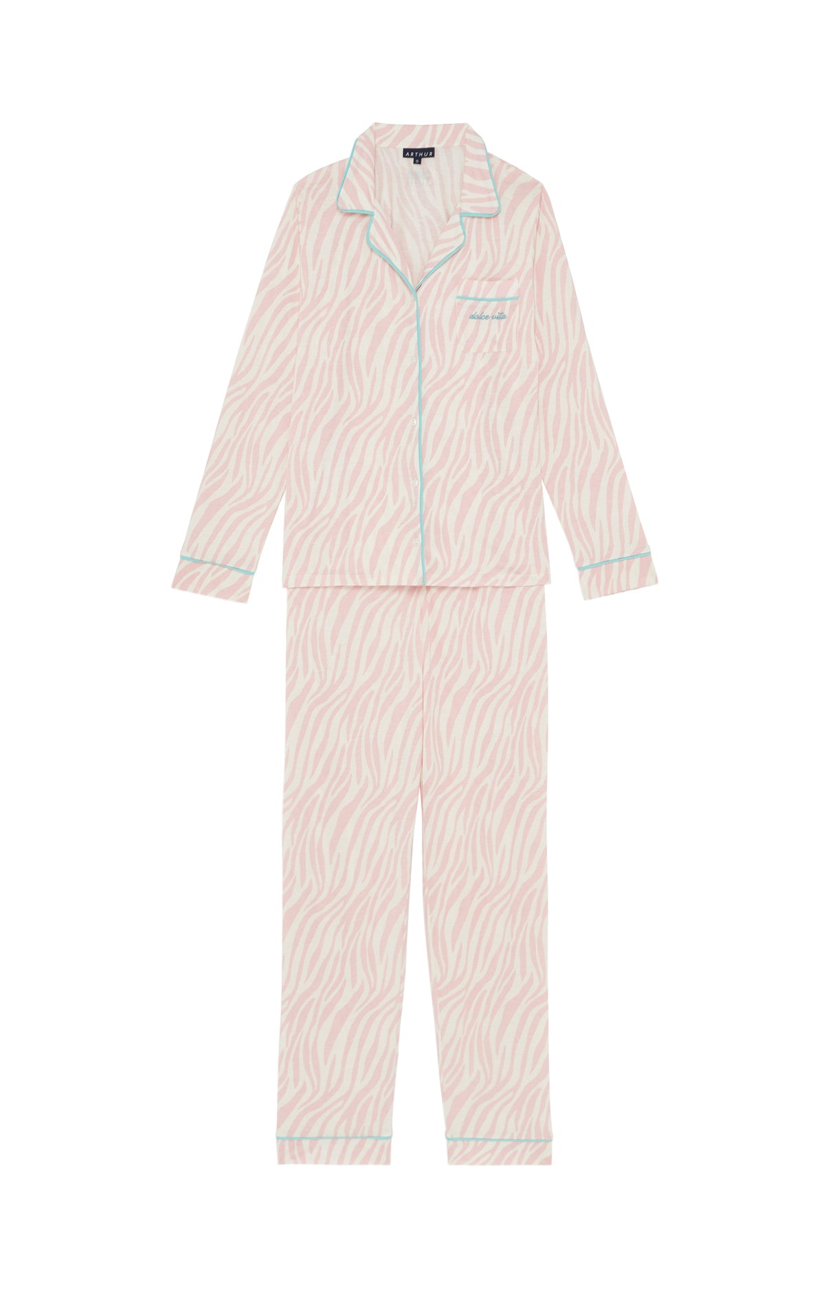 arthur-bob-pyjama-fauve-boutonn-rose-femme image 3
