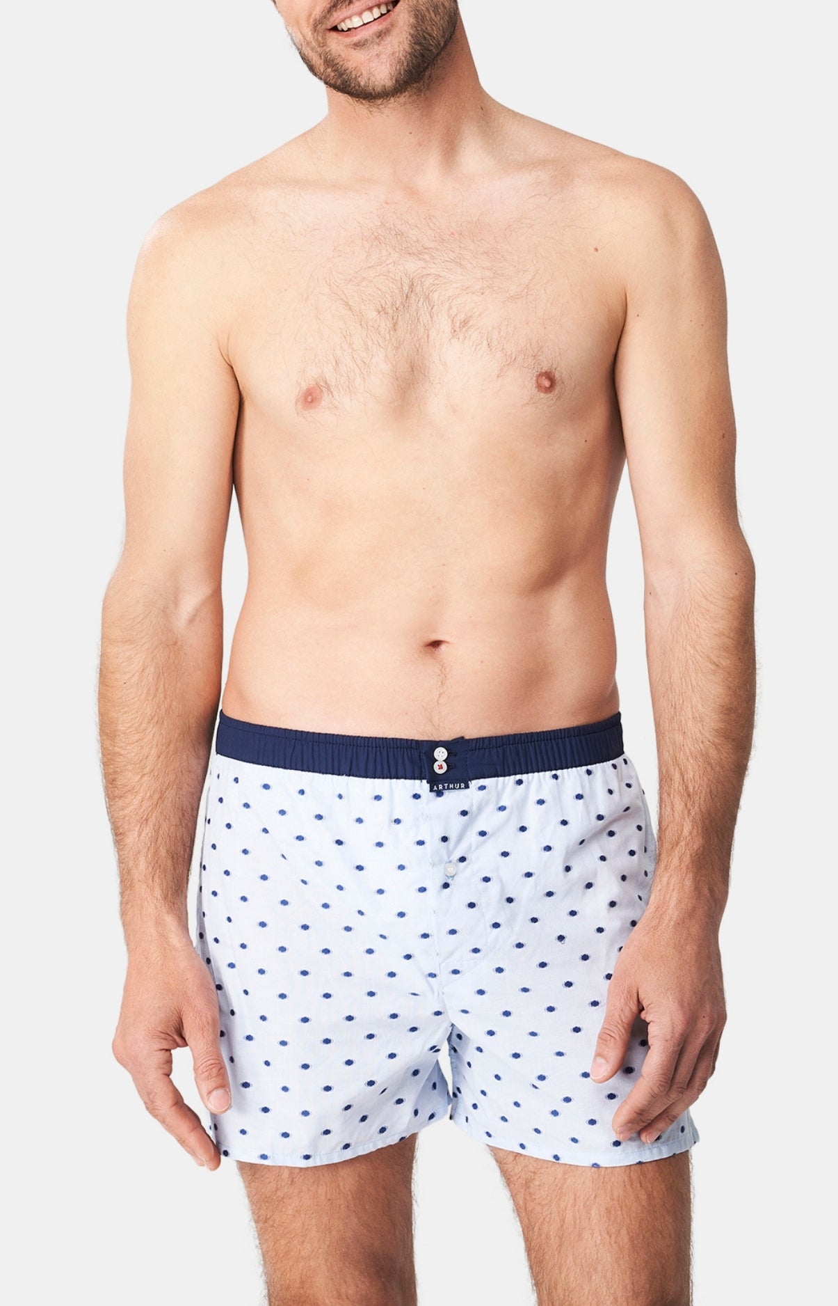 arthur-le-club-n-1056-cale-on-coton-bio-ciel-l image 2