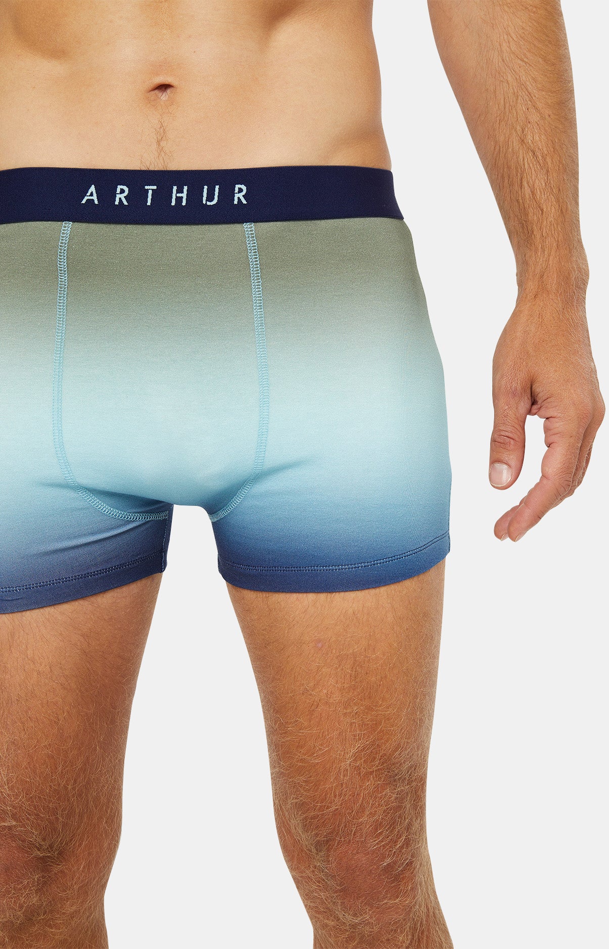 arthur-tie-dye-boxer-coton-bio-homme-marine image 2