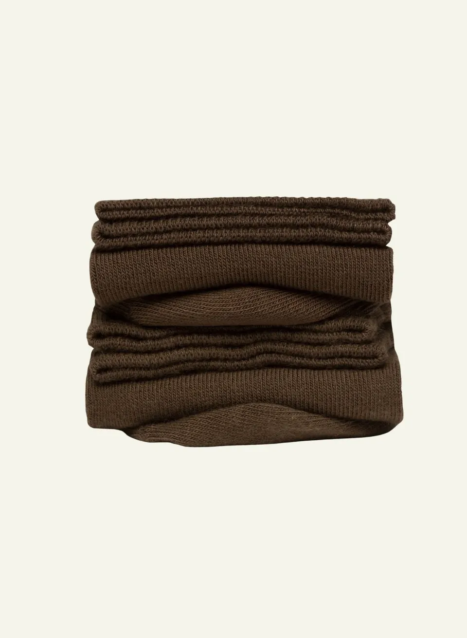 archiduchesse-courte-marron-chocolat-socquettes-coton-unies image 1