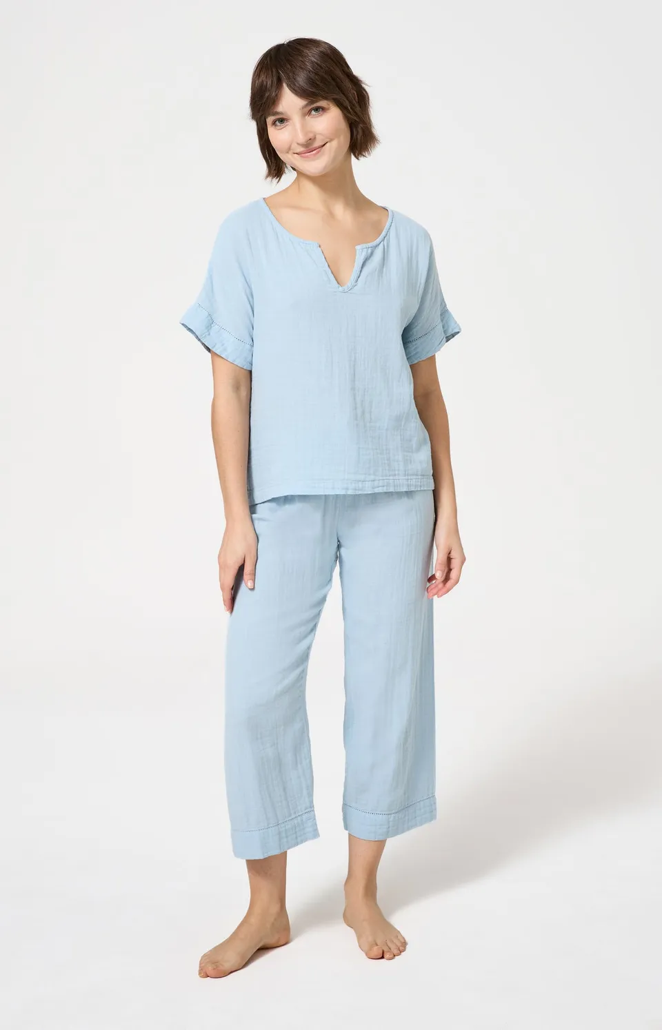 arthur-bob-pyjama-brume-d-t-ciel-gaze-coton-bio-femme image 1