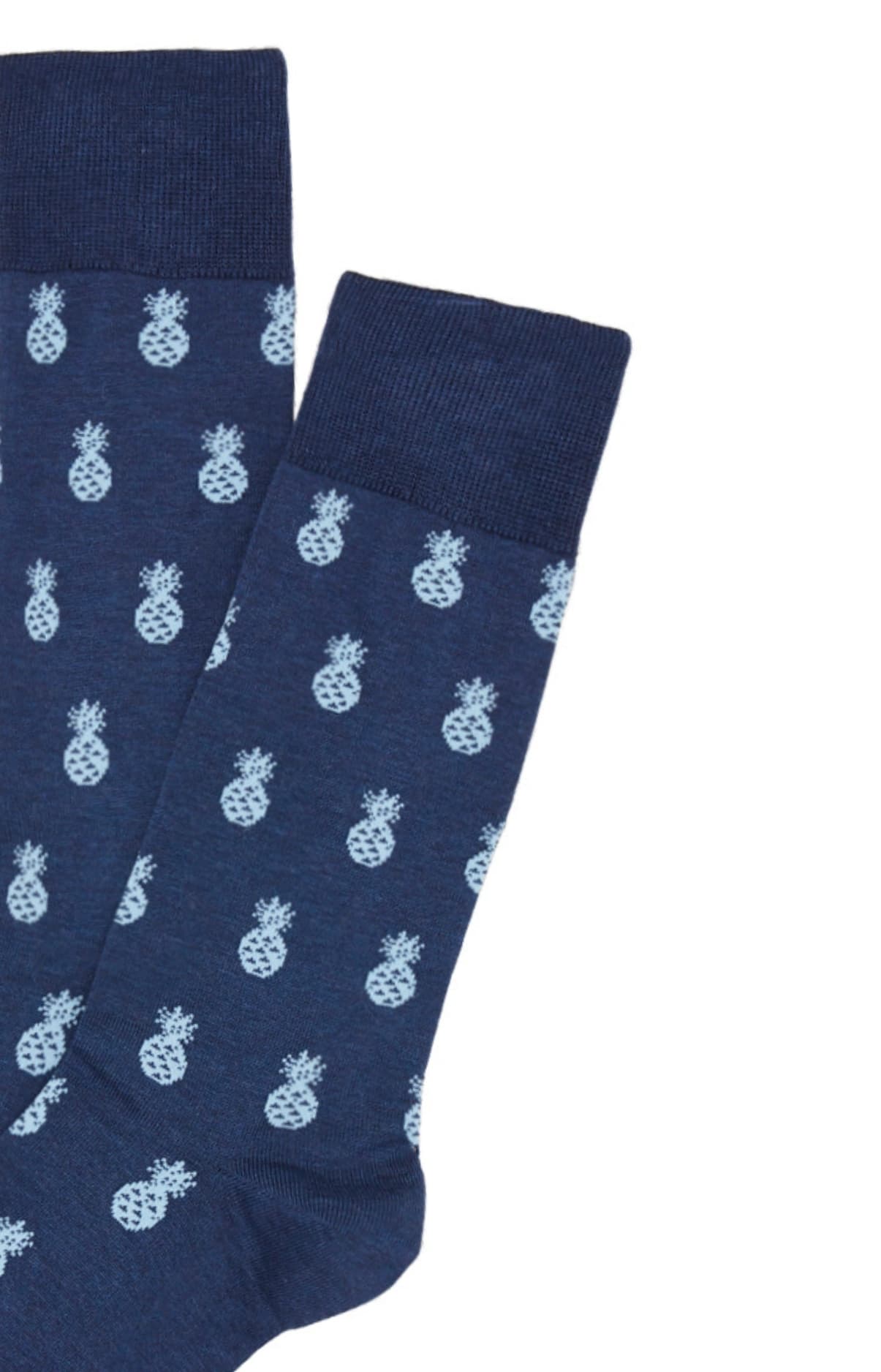 arthur-bob-ananas-chaussettes-coton-marine-42-45 image 2