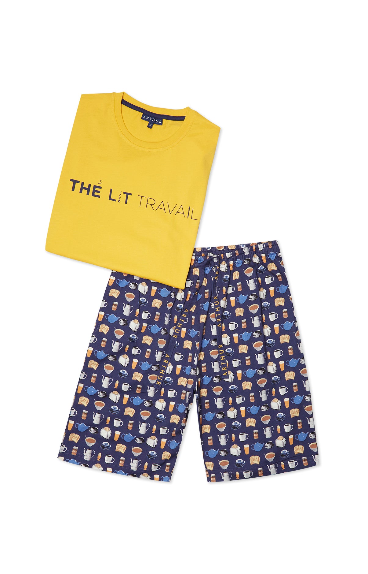 arthur-bob-th-lit-travail-pyjashort-marine image 3
