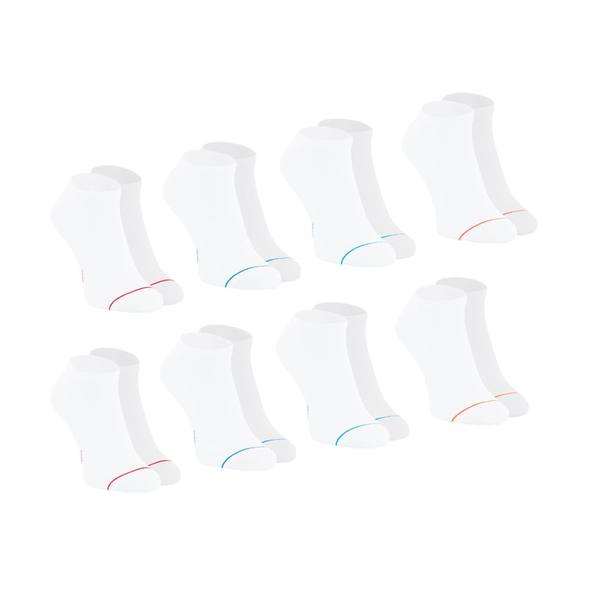 athena-ecopack-socquettes-homme-blanc-39-42-lot-8-paires-coton image 2