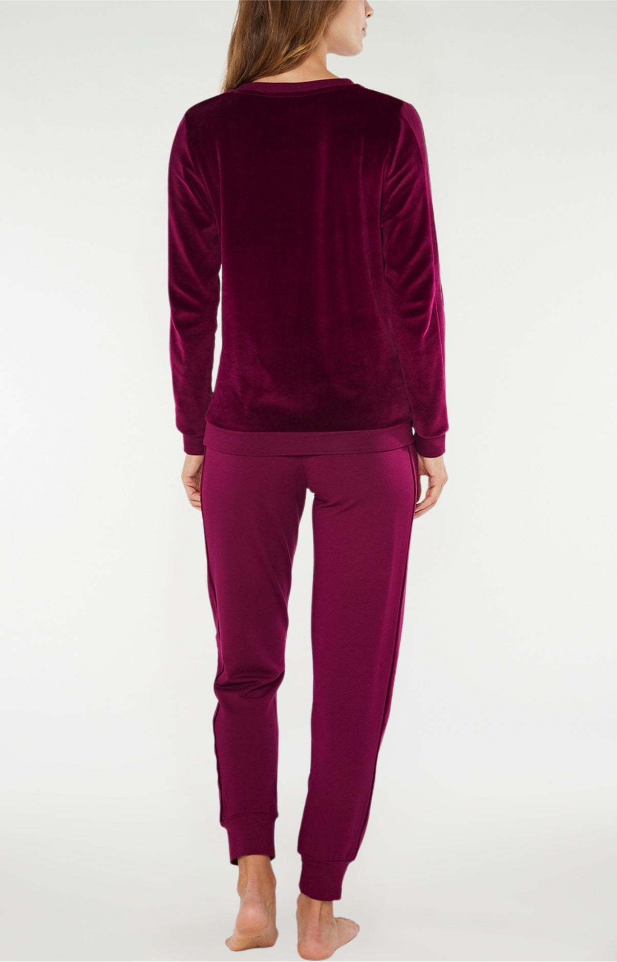arthur-bob-belle-de-nuit-pyjama-femme-violet-coton-m image 5