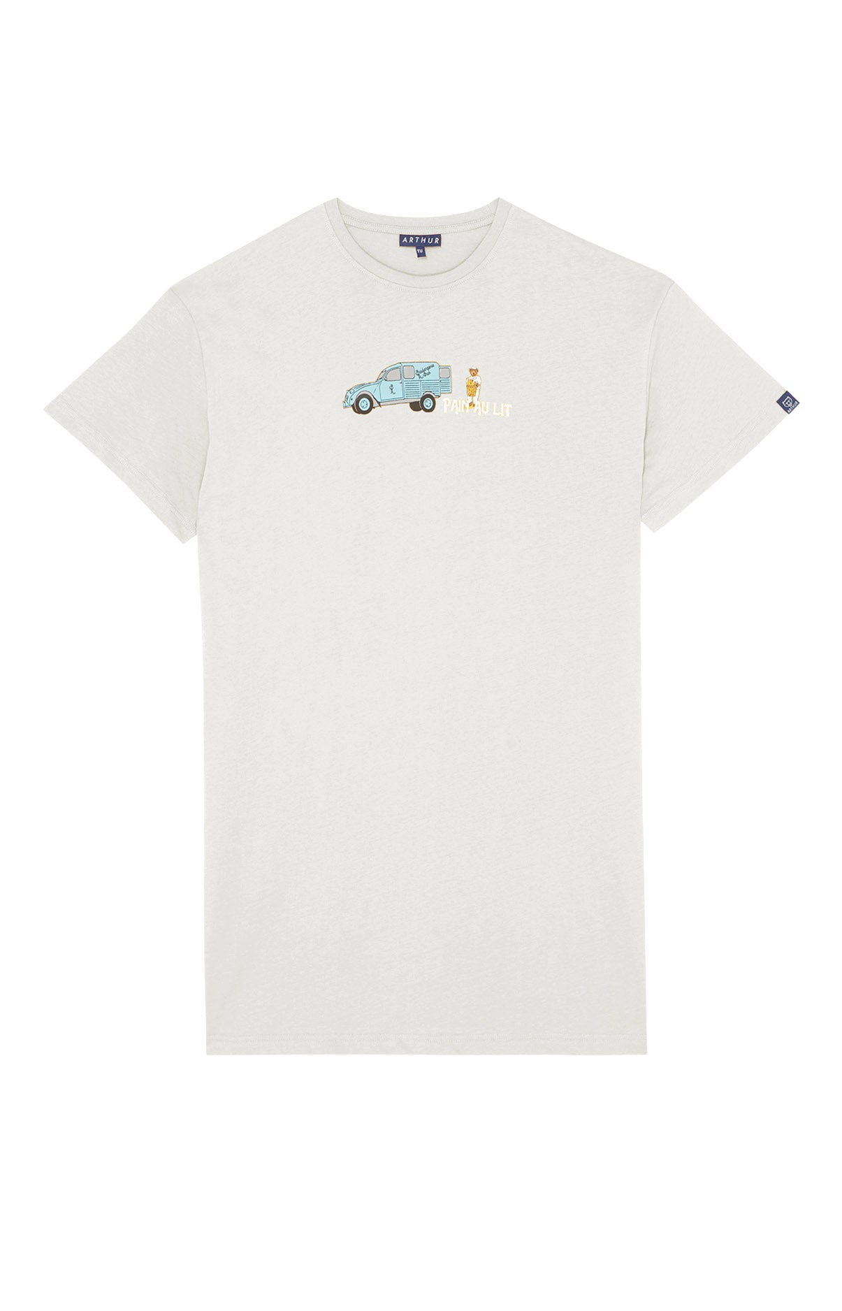 arthur-bob-maxi-tee-shirt-pain-au-lit-chemise-de-nuit-gris-tu image 3