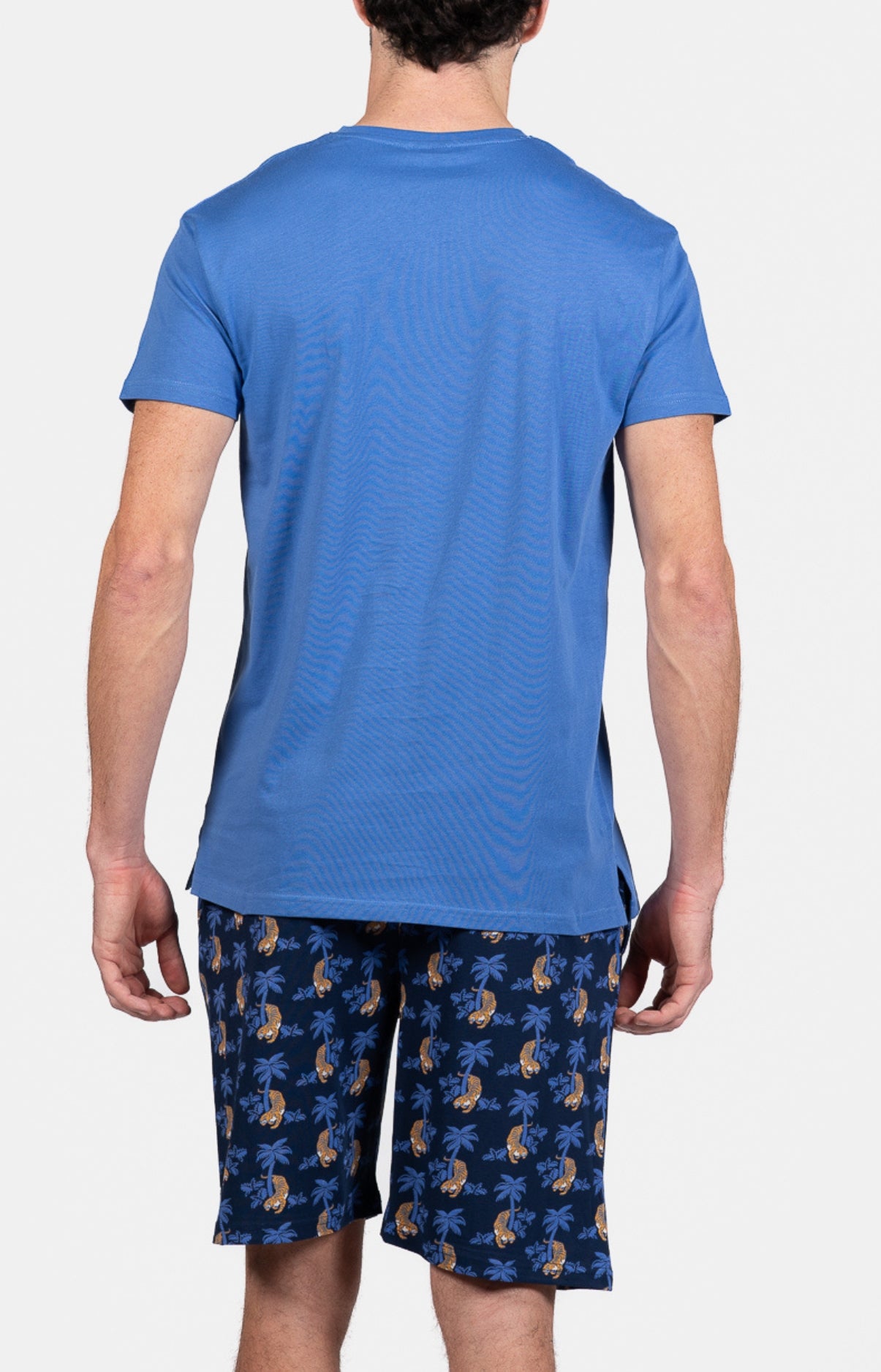arthur-bob-tigre-pyjashort-marine-coton-manches-courtes image 6