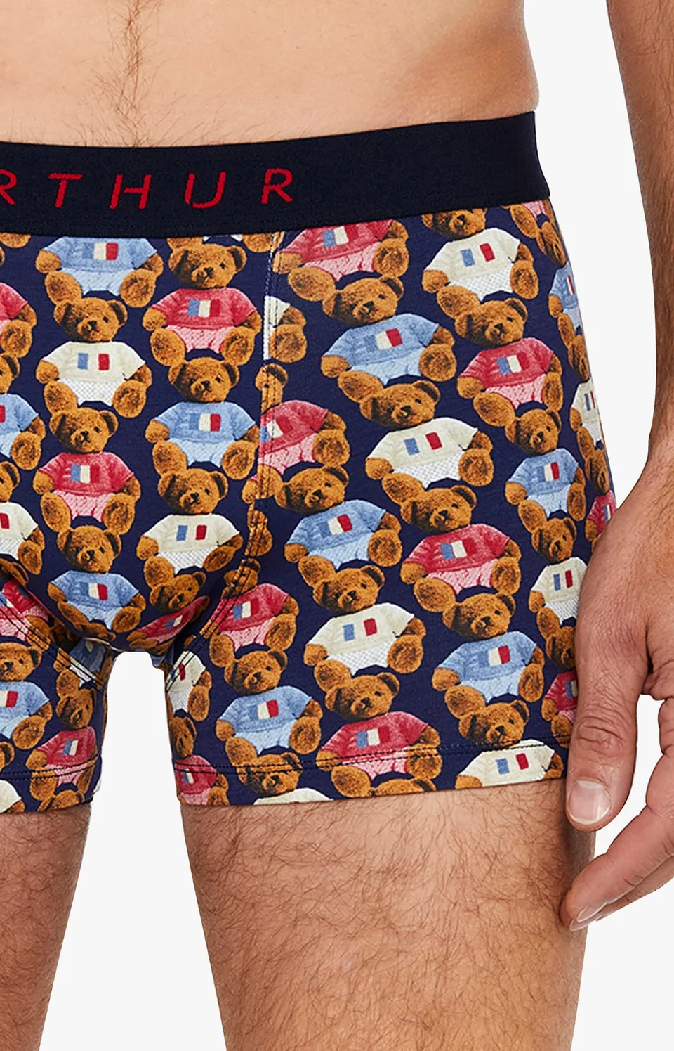 arthur-bob-boxer-jersey-teddy-tricolore-multicolore image 1
