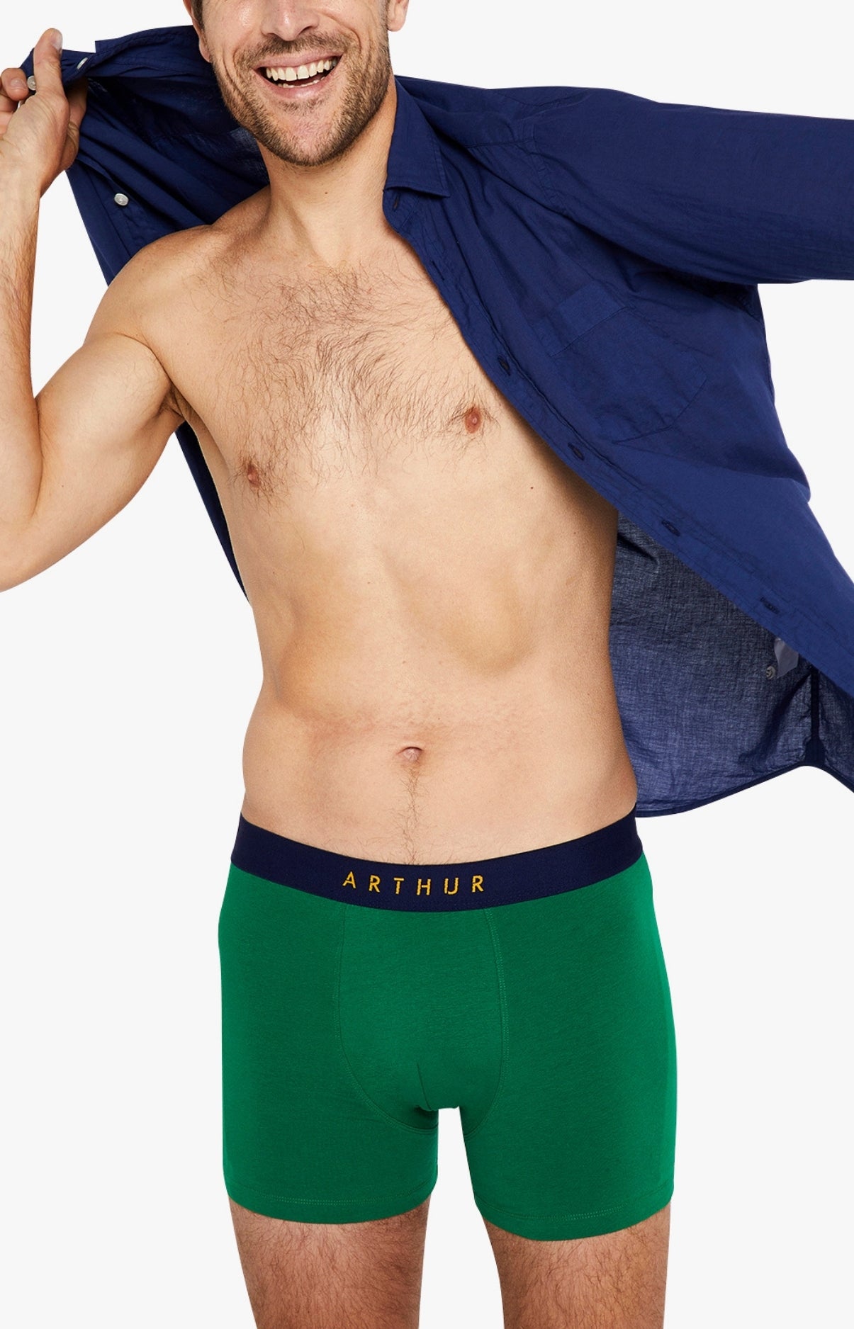 arthur-bob-green-boxer-coton-bio-vert-homme image 5