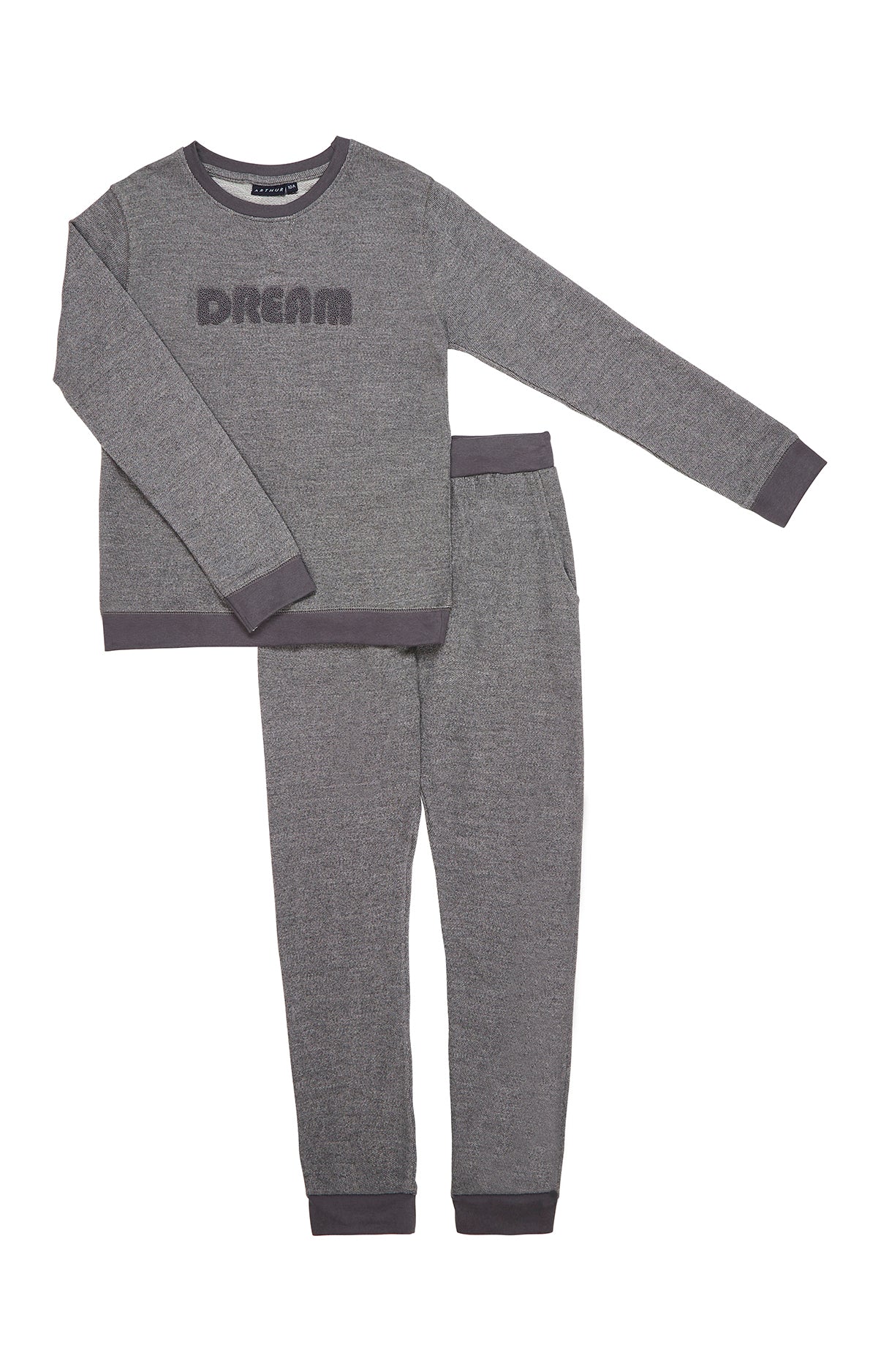 arthur-bob-dream-pyjama-coton-gar-on-anthracite-6a image 3