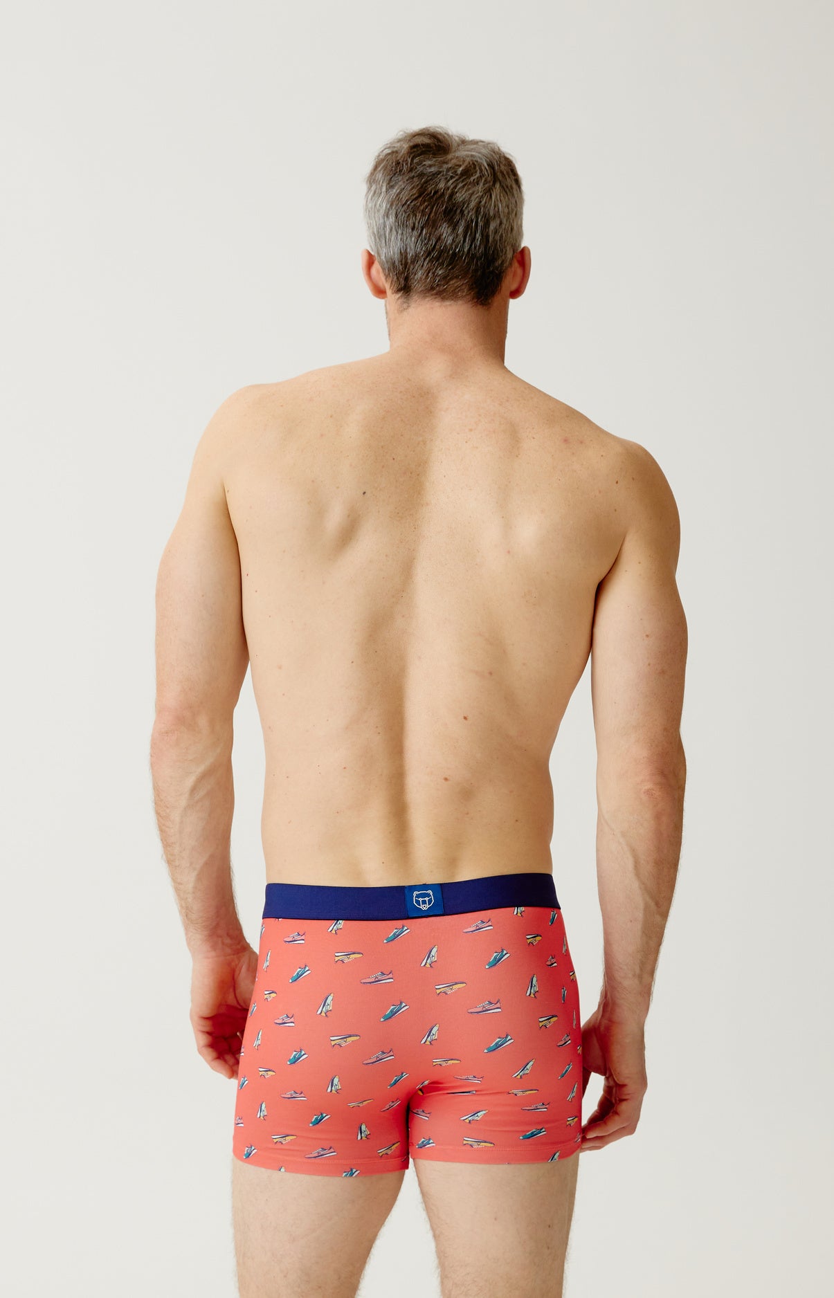 arthur-bob-sneakers-boxer-homme-rouge-coton-bio-2 image 5