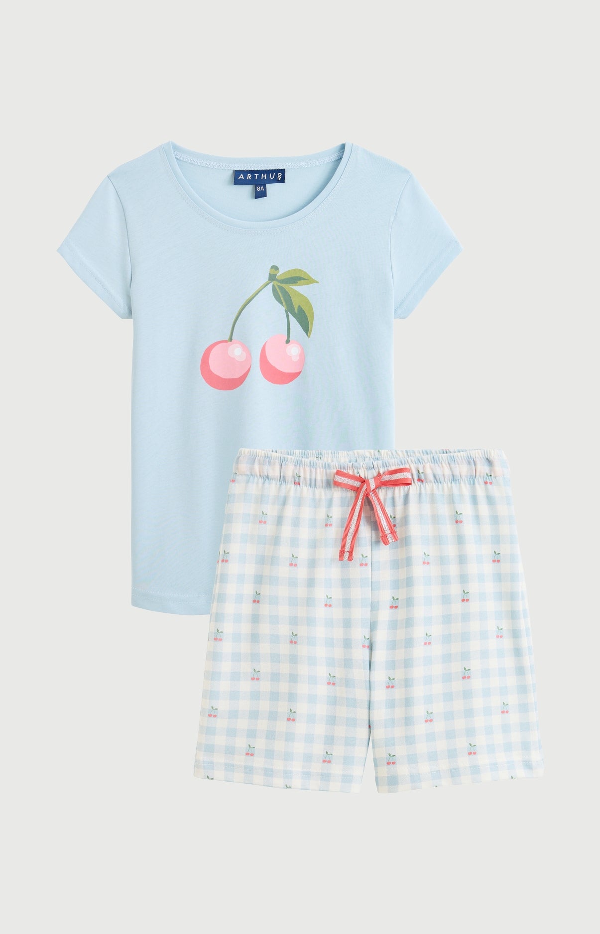 arthur-bob-cherry-pyjashort-enfant-ciel-coton-bio-t image 3
