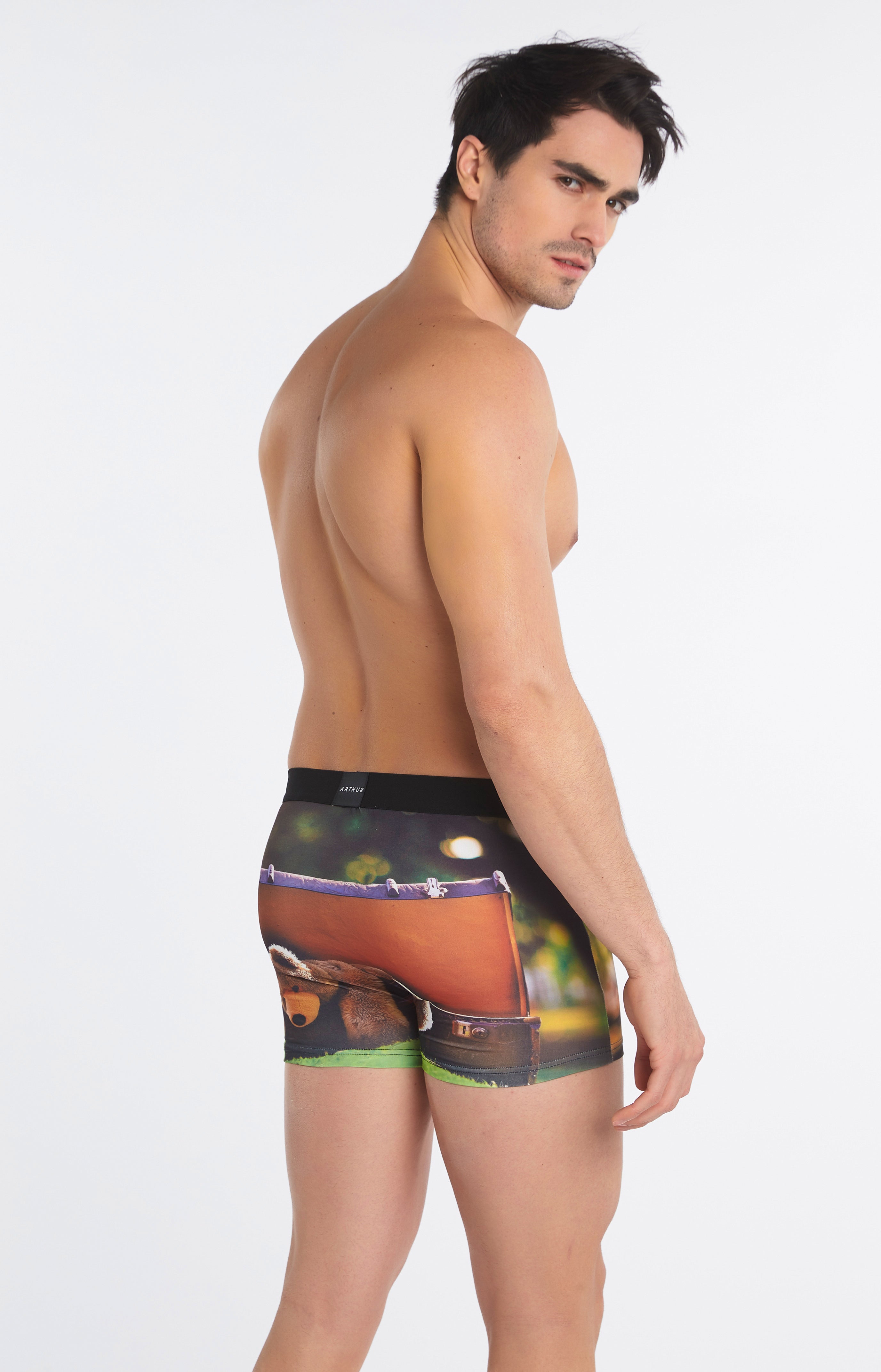 arthur-bob-big-teddy-boxer-homme-marron-polyester image 5