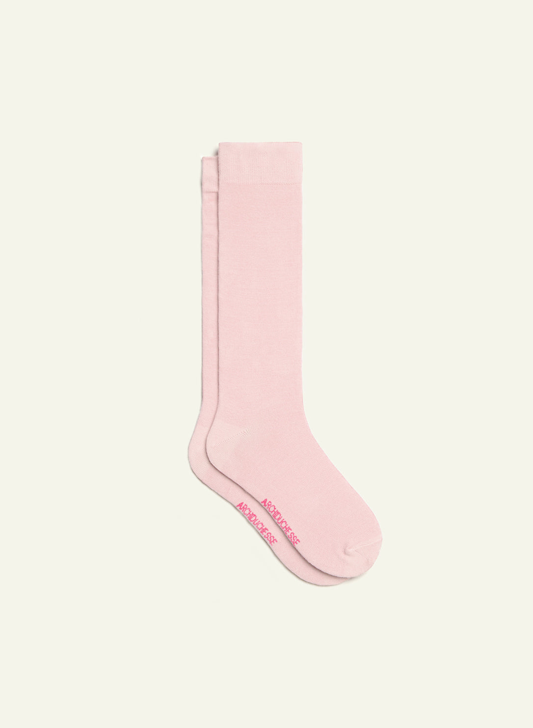 archiduchesse-de-ville-rose-barbe-papa-chaussettes-rose-36-41 image 2