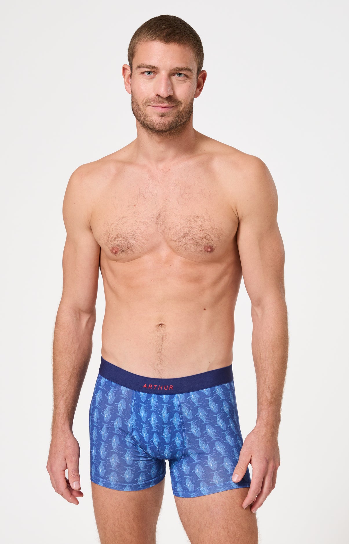 arthur-bob-pacifique-boxer-homme-coton-bio-marine image 2