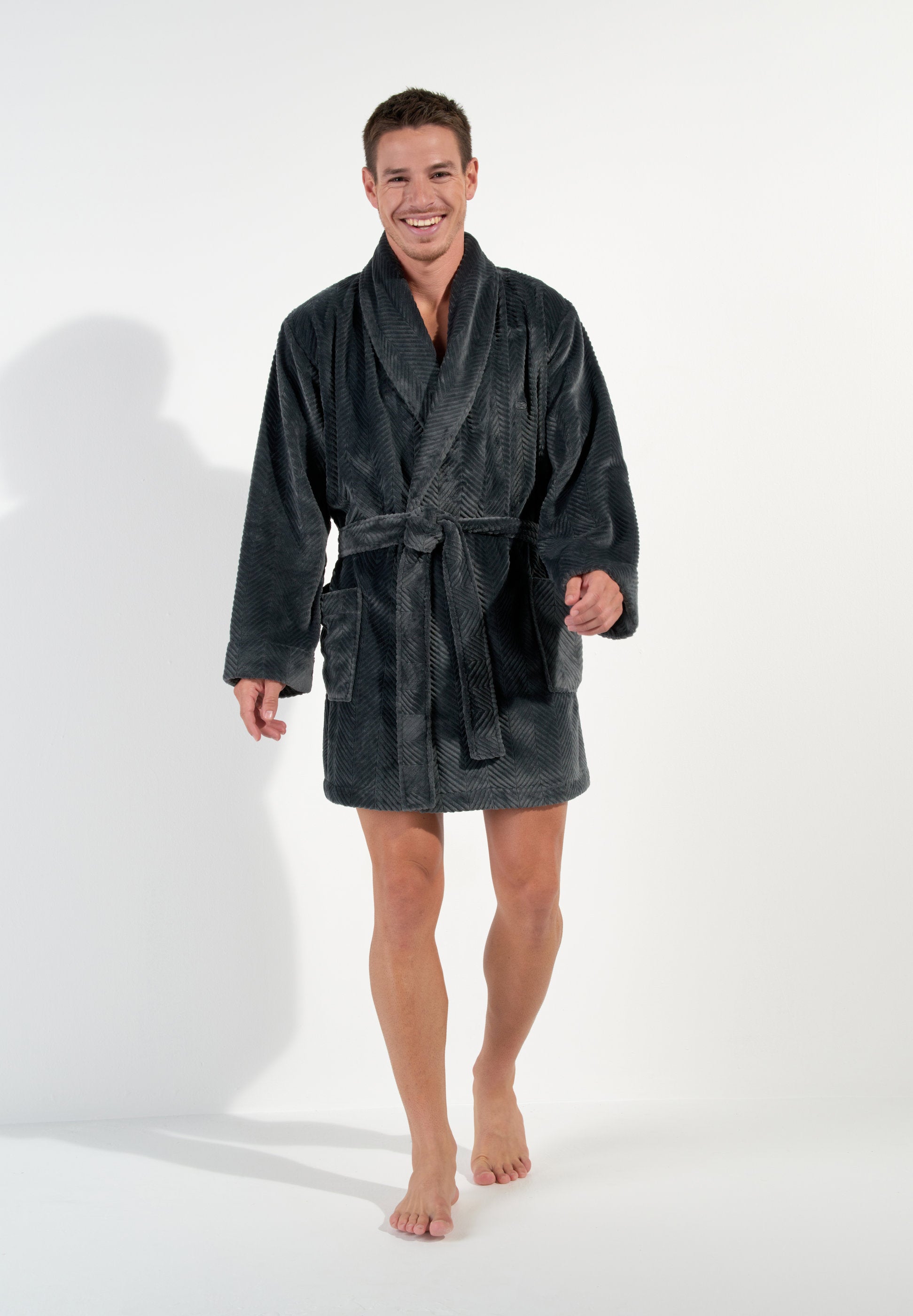 hom-modal-comfort-everest-peignoir-court-gris-l image 2