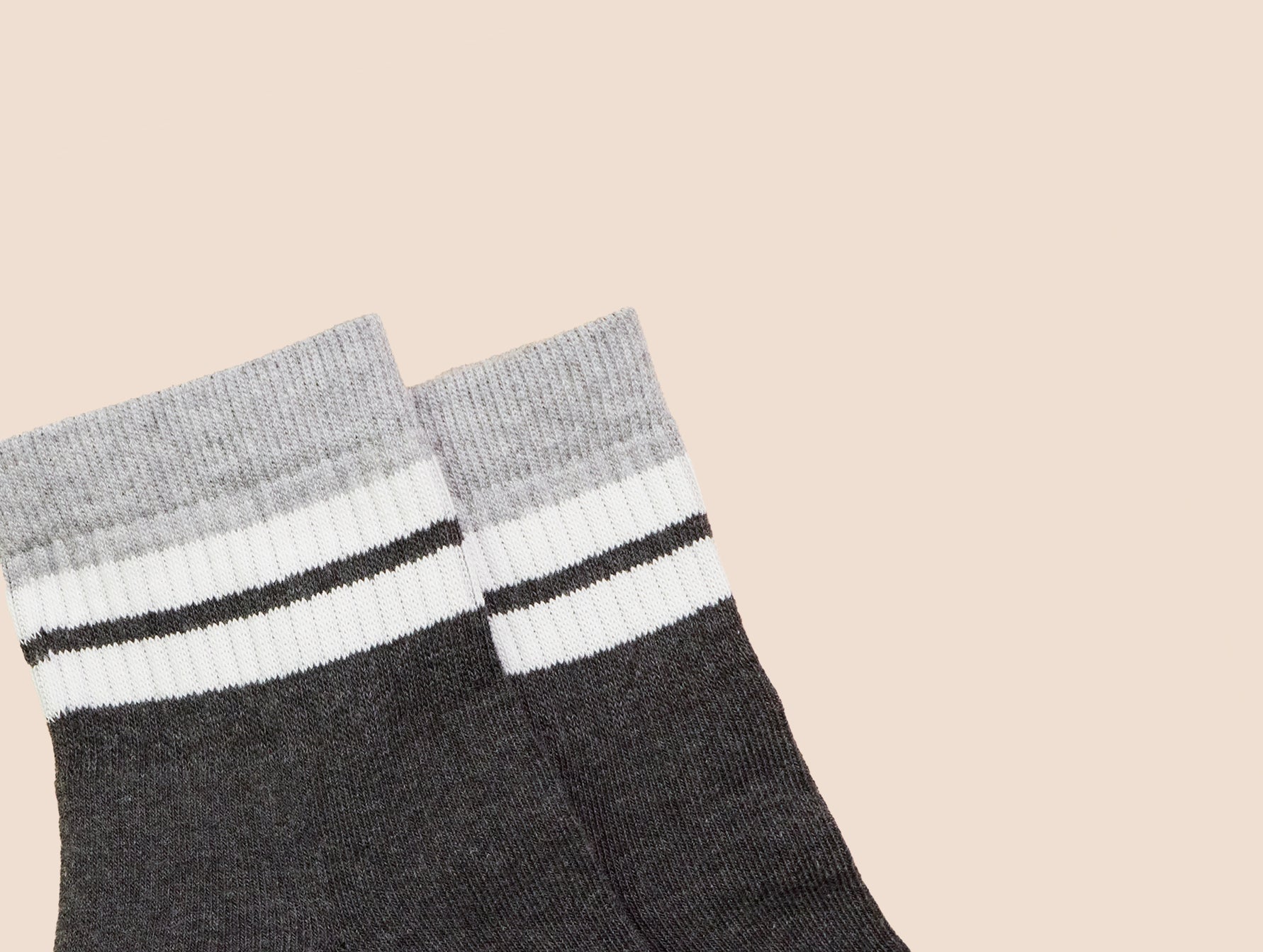 p-trone-chaussettes-de-tennis-basses-coton-bio-gris-anthracite image 7