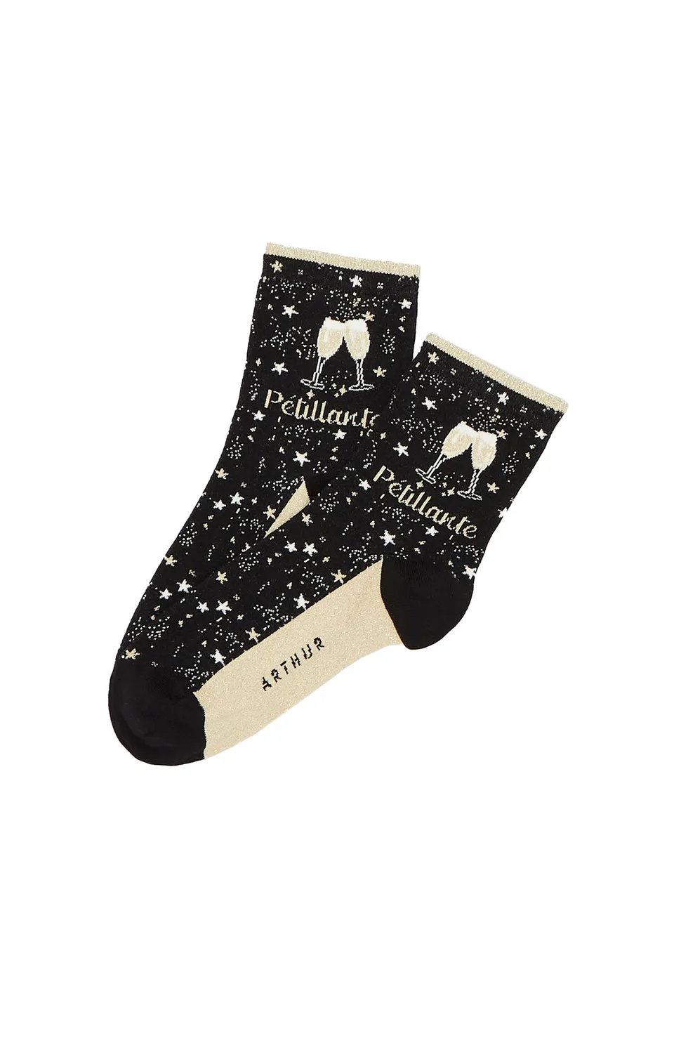 arthur-bob-p-tillante-chaussettes-noir-36-40-coton image 1