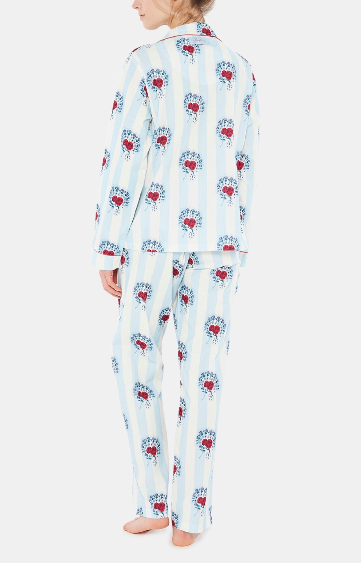 arthur-bob-suzanne-pyjama-boutonn-coton-bio-ciel image 4