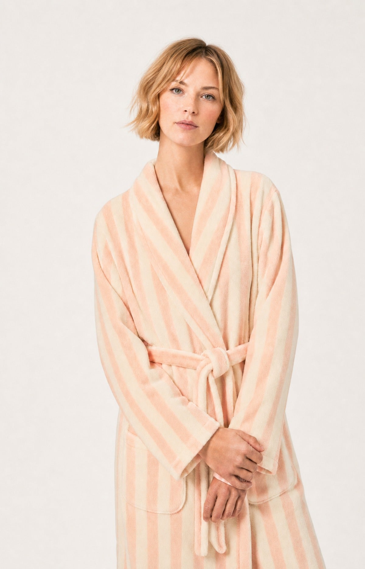 arthur-bob-rosalie-robe-de-chambre-femme-rose-polaire image 4