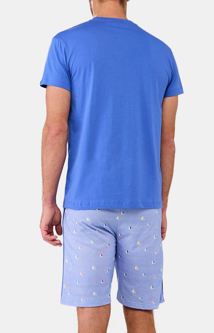 arthur-bob-boat-pyjashort-homme-ciel-coton-bio image 6