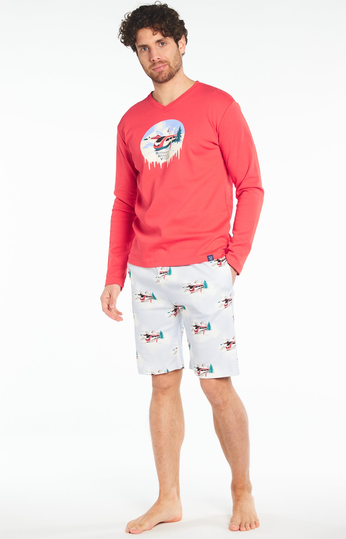 arthur-bob-dormir-grande-vitesse-pyjashort-ciel-coton-bio image 1