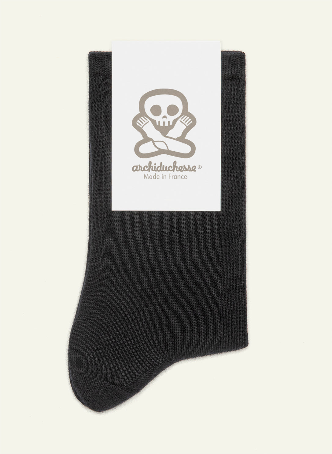 archiduchesse-courte-noir-r-glisse-chaussettes-tige-courte-coton image 6