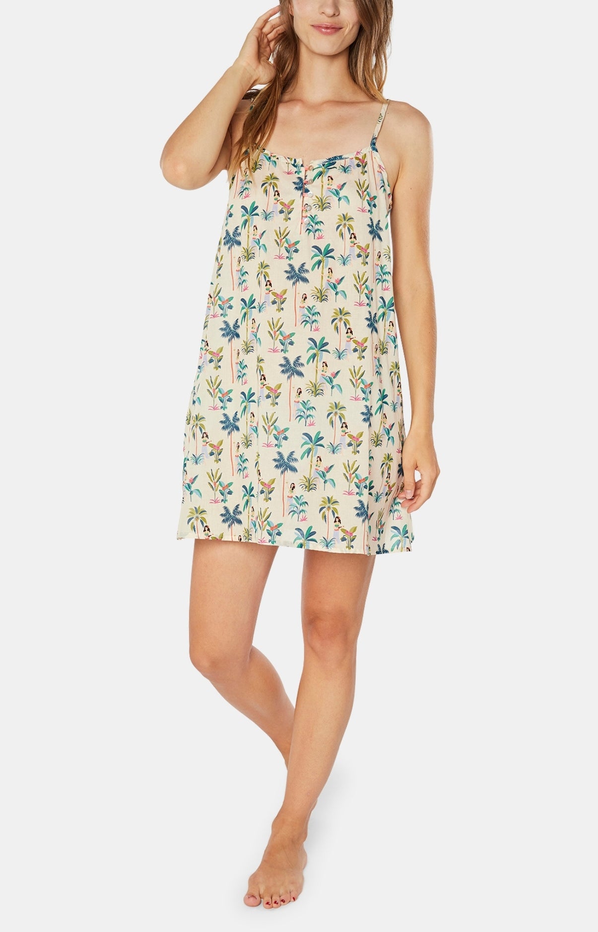 arthur-bob-vahin-nuisette-femme-multicolore-coton image 1