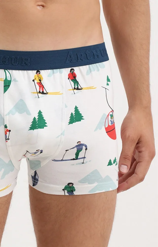 arthur-bob-th-lit-ski-boxer-homme-ivoire-jersey-coton image 1